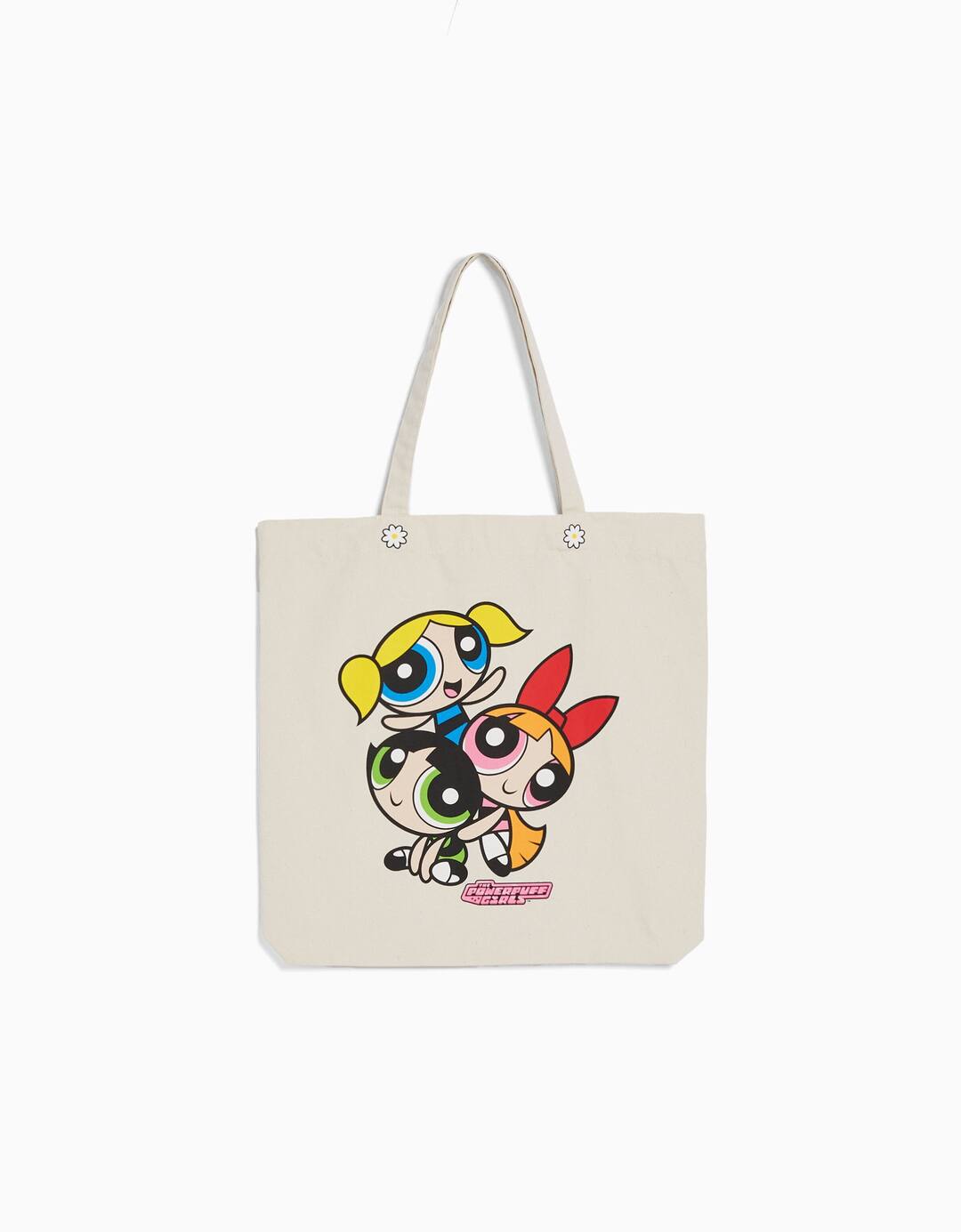 The Powerpuff Girls print tote bag