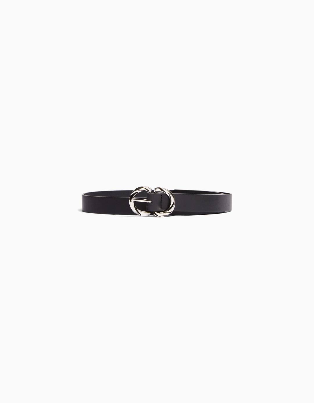 Ceinture fine double boucle