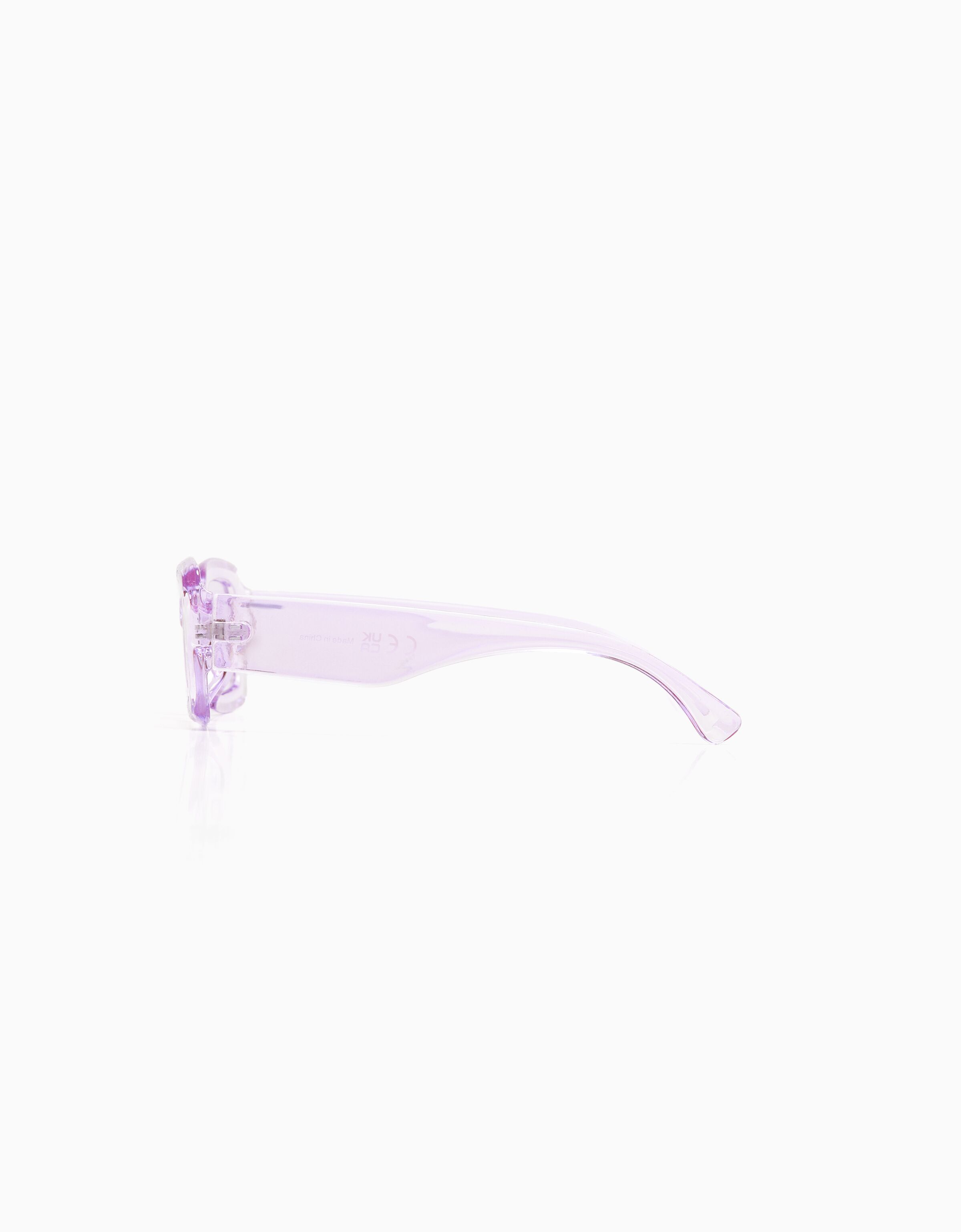 Gafas sol transparentes Mujer Bershka