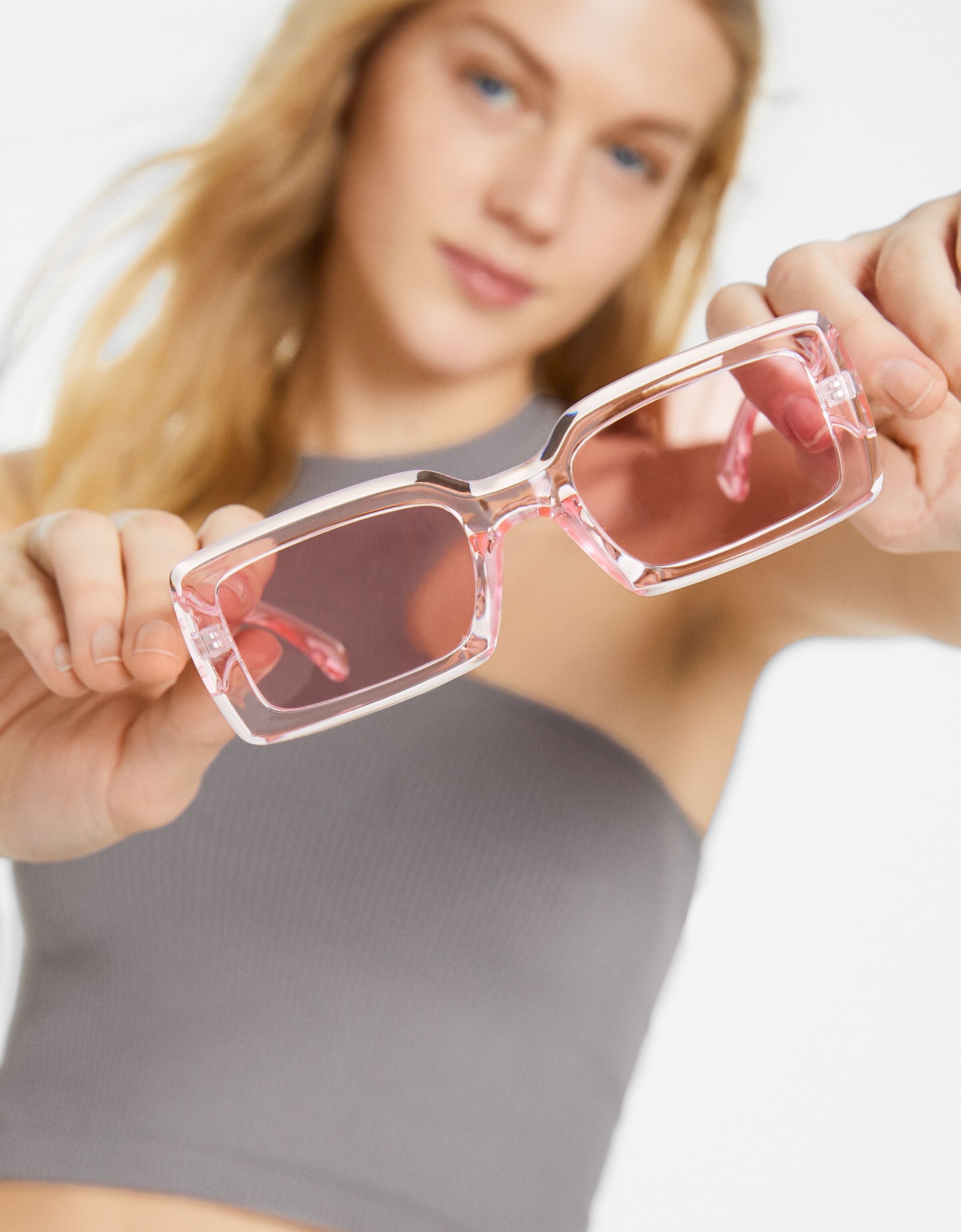 Gafas 2025 cuadradas bershka