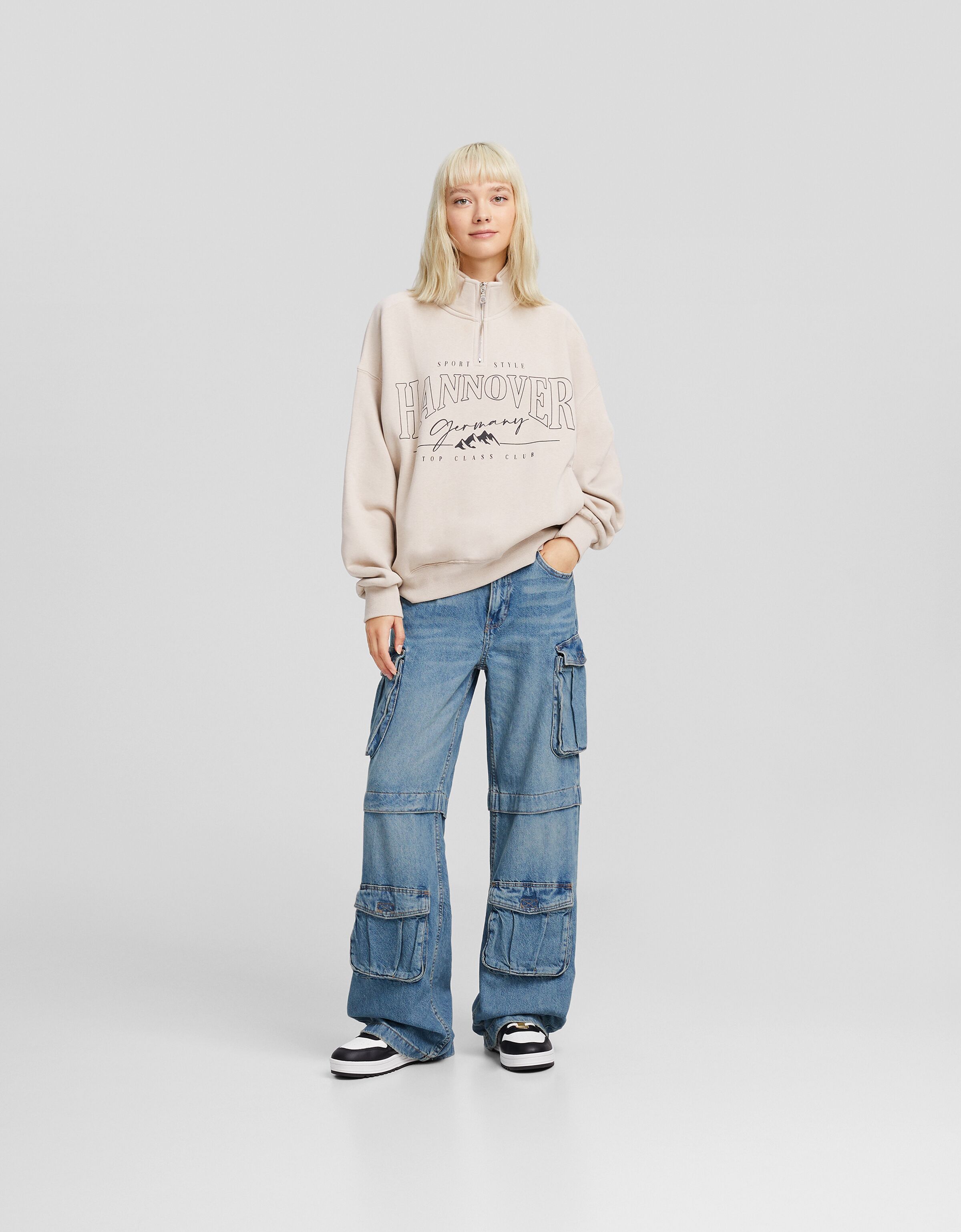 Jeans cargo multipocket Pantalones y jeans BSK Teen Bershka