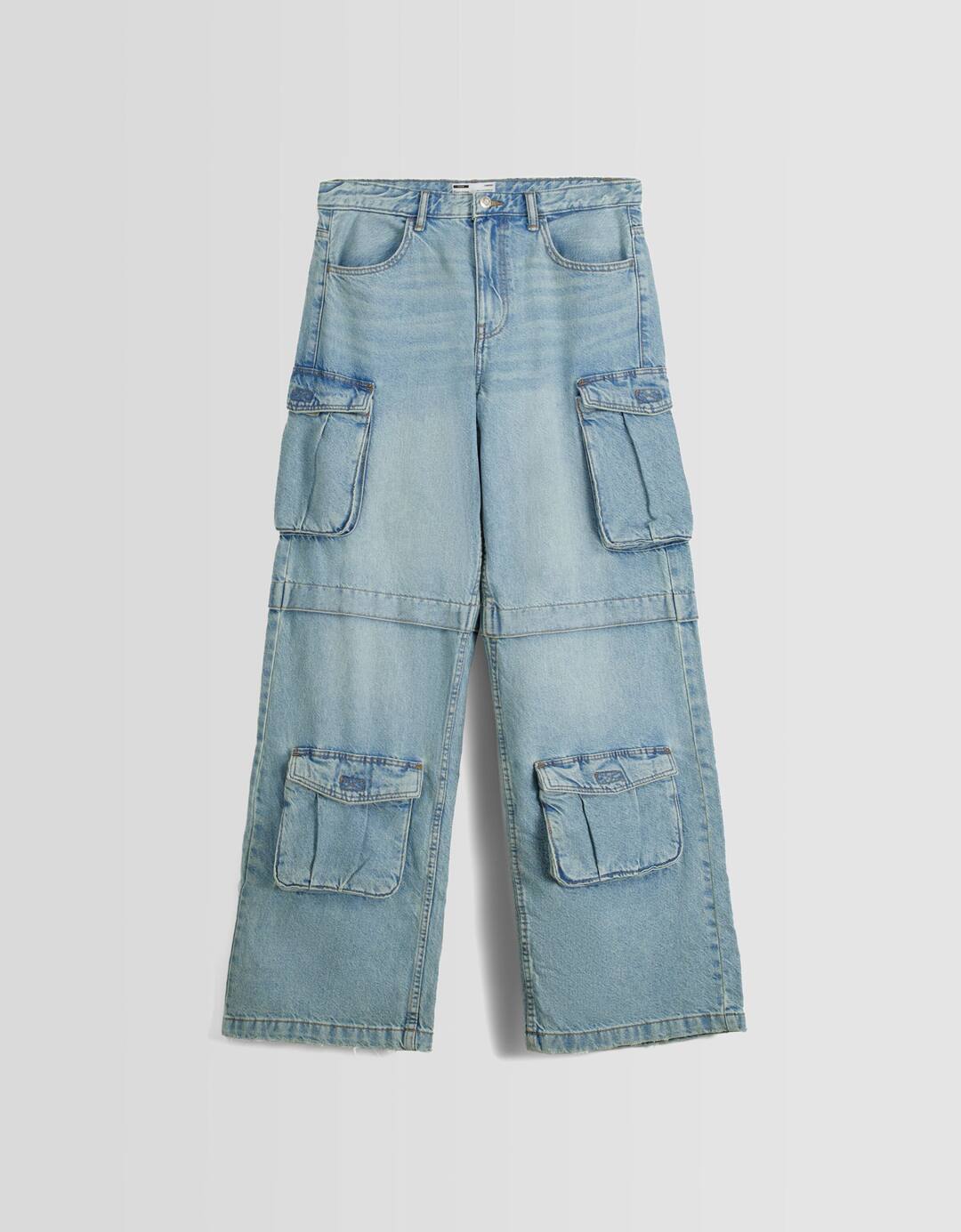 Jeans cargo multipocket