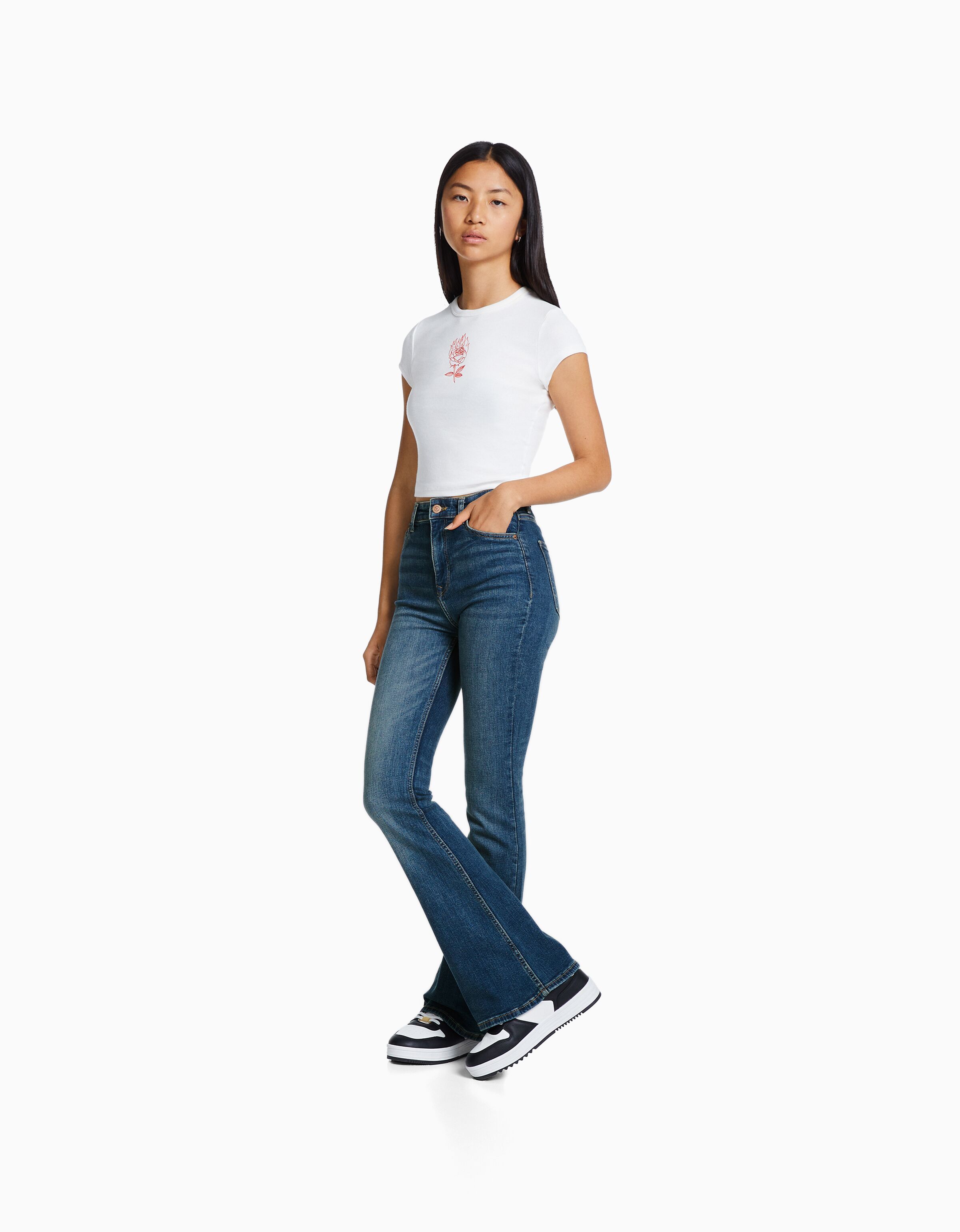 Flared jeans Women Bershka