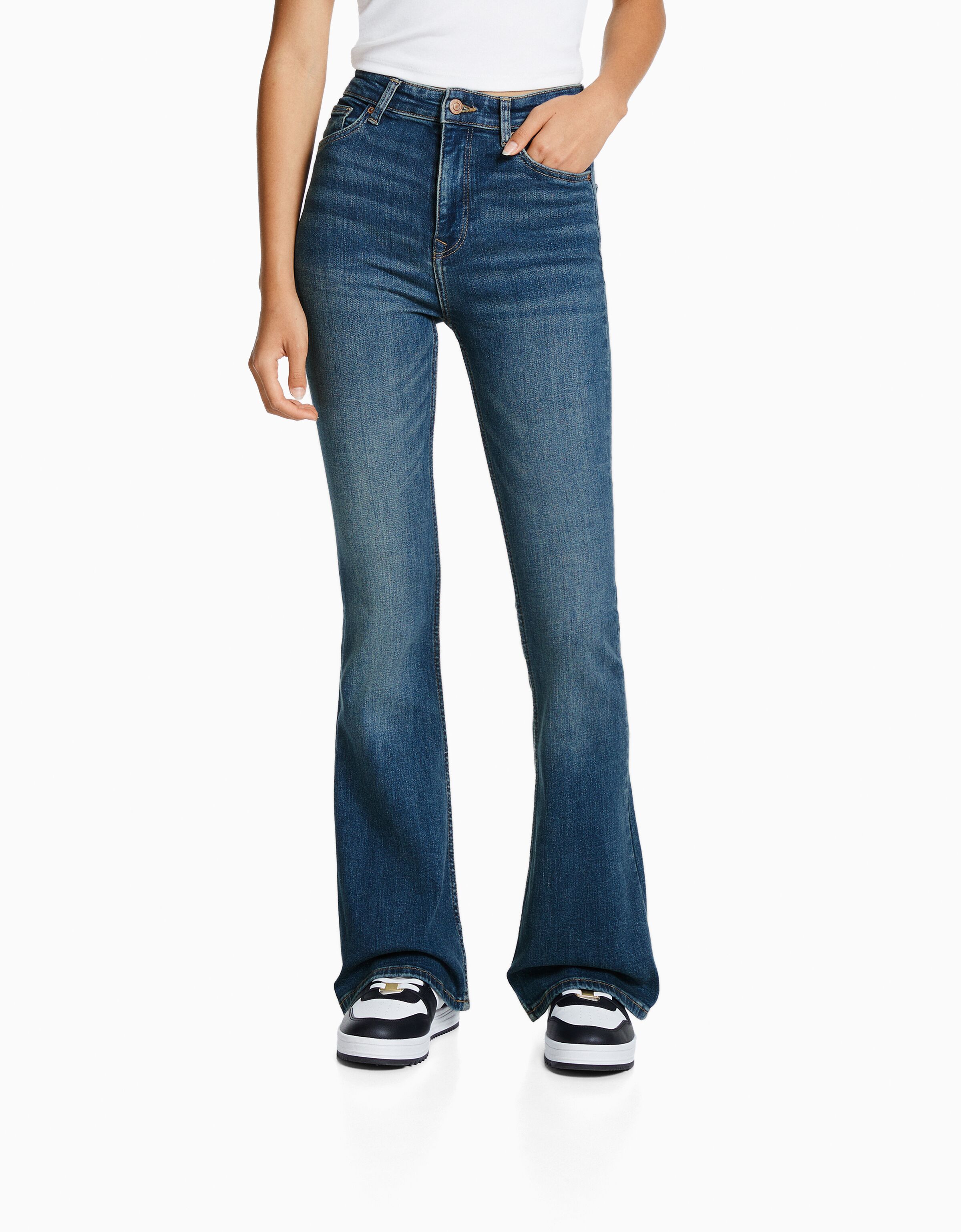 Bershka jeans clearance flare