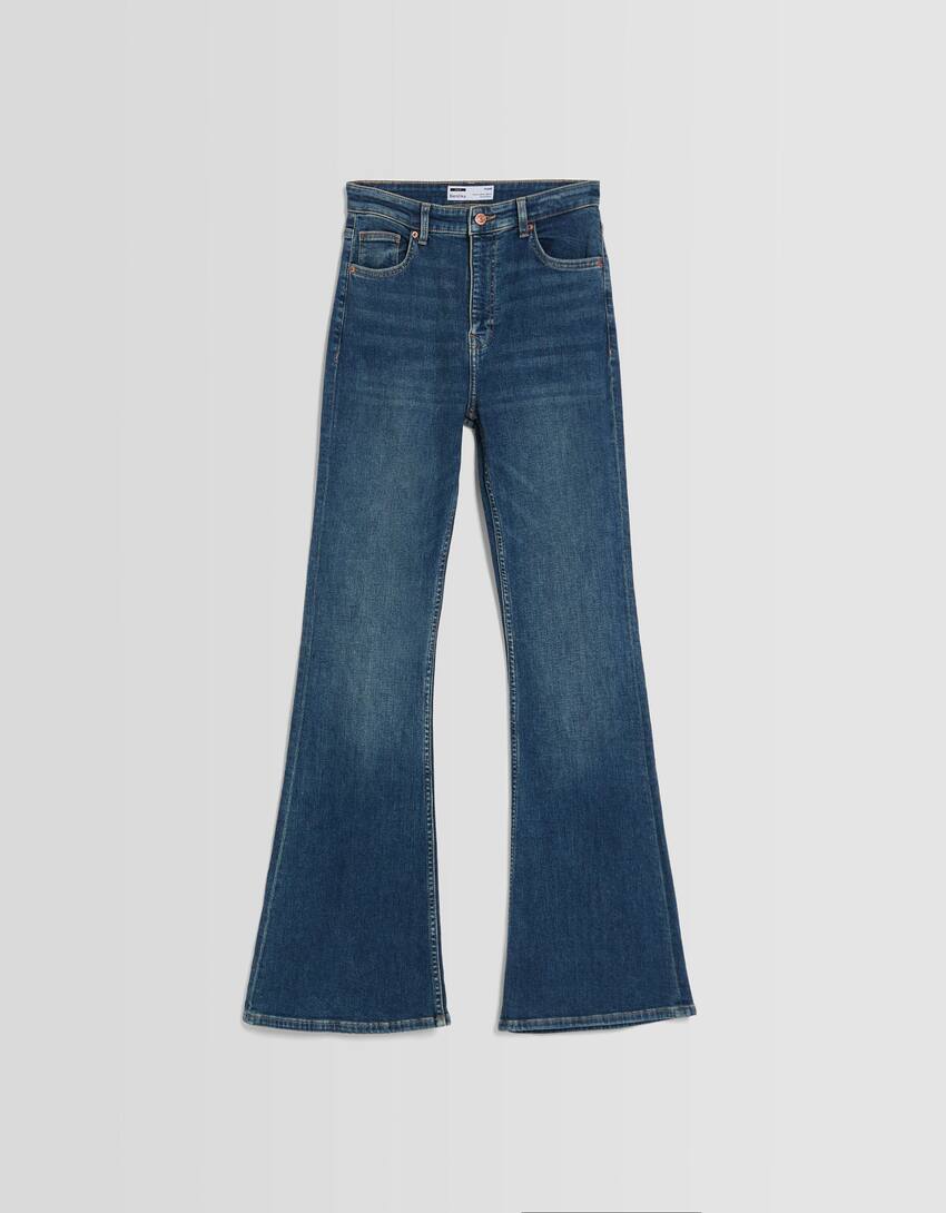 Flared jeans-Washed out blue-4