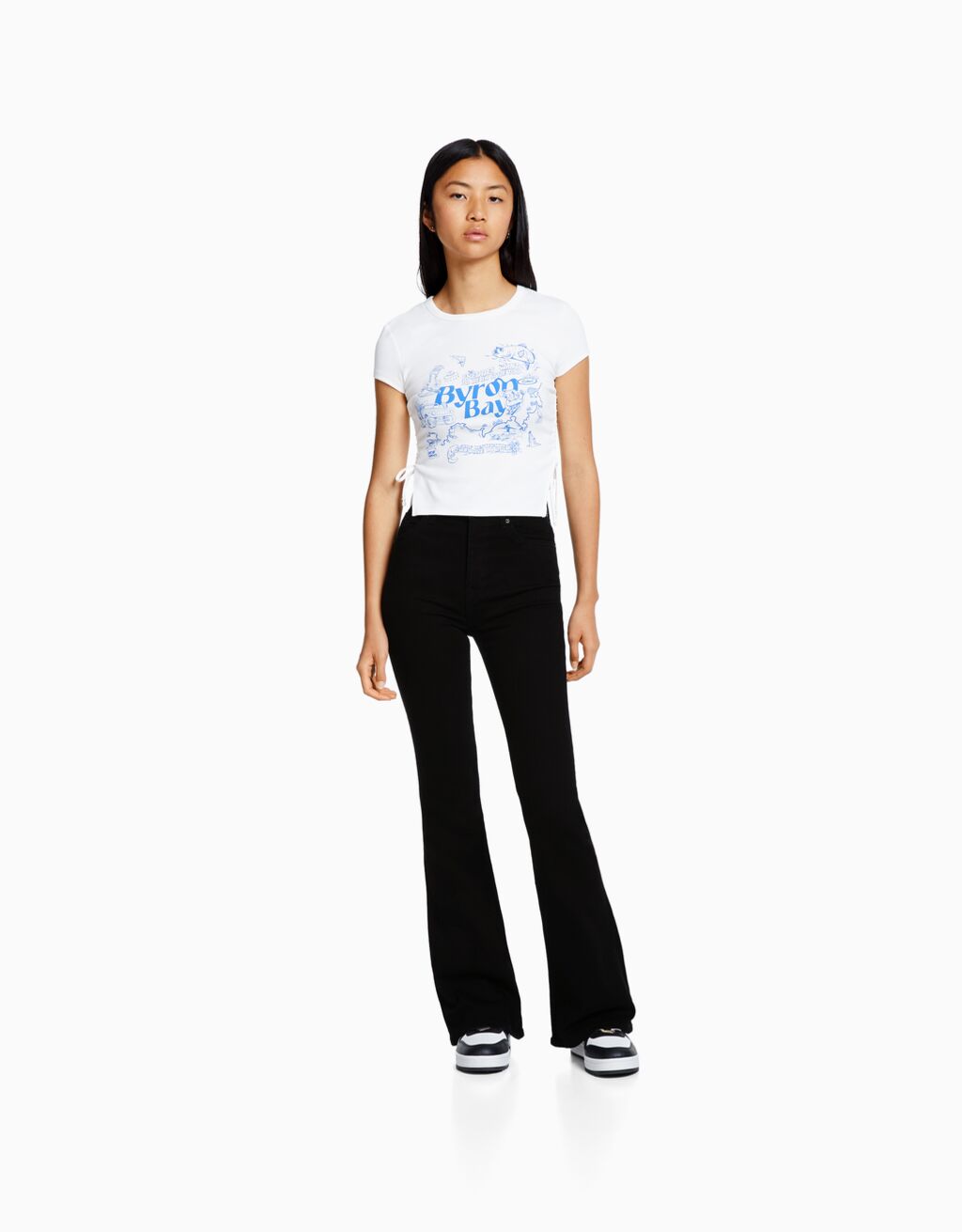 Bershka jeans flare best sale
