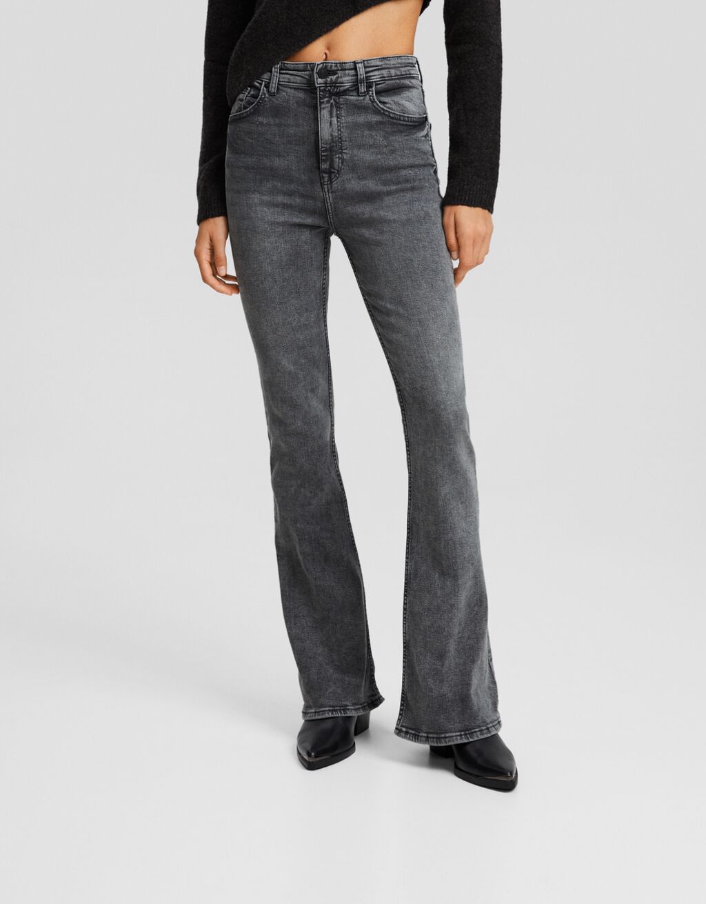 Bershka flare top jeans