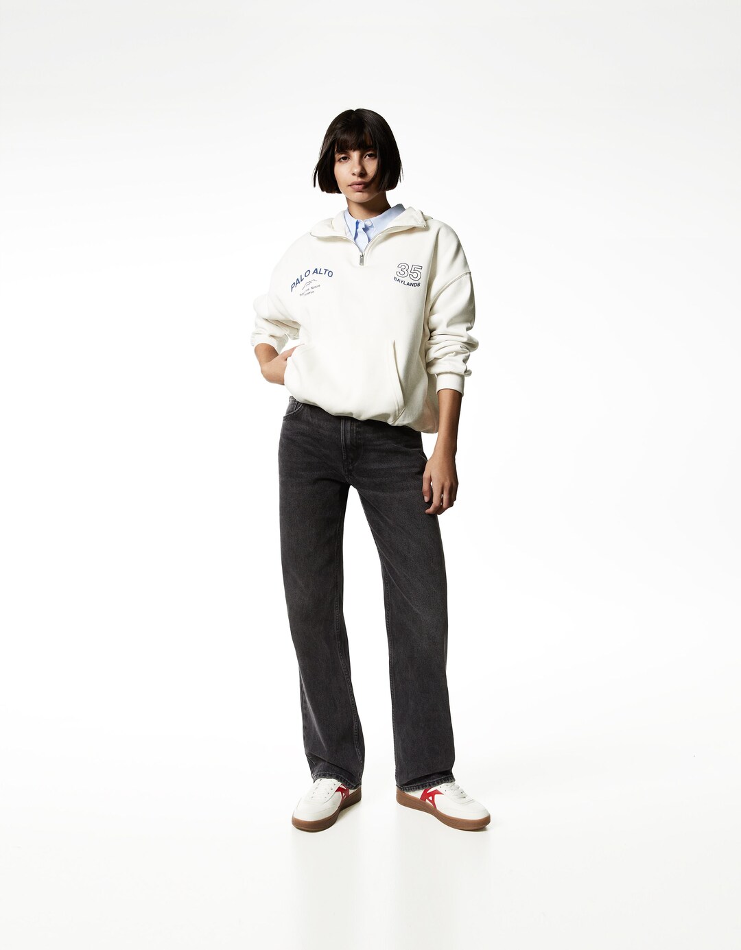 Recht model jeans