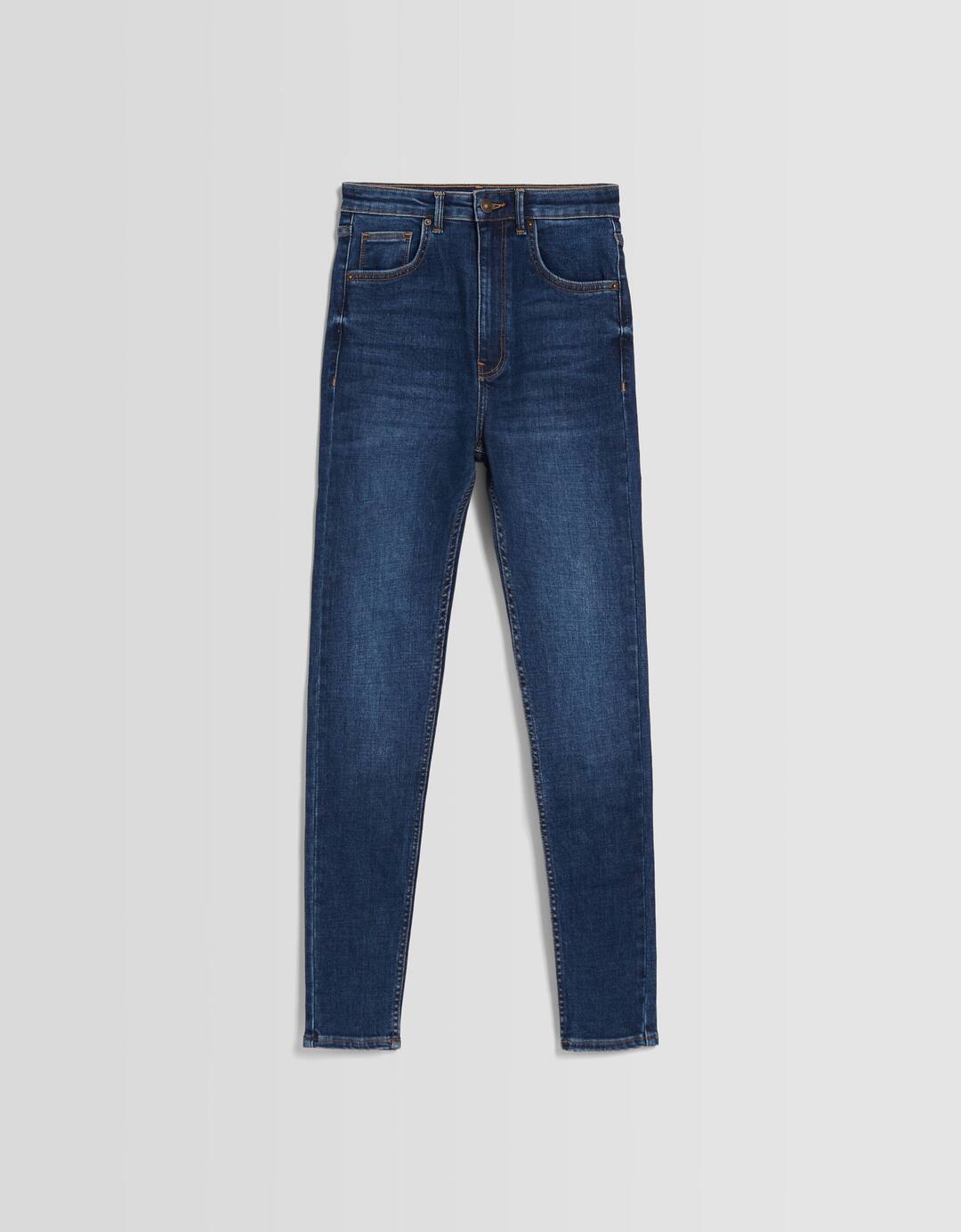 Jeans super high waist skinny