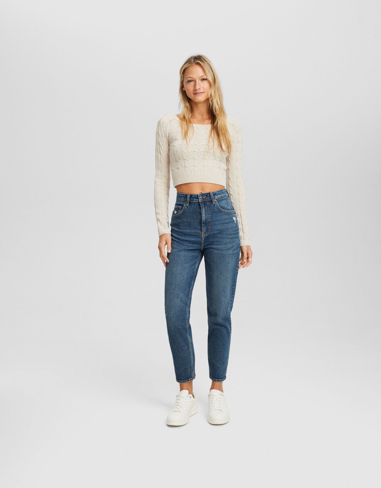 Comfort mom jeans Trousers and jeans Women Bershka