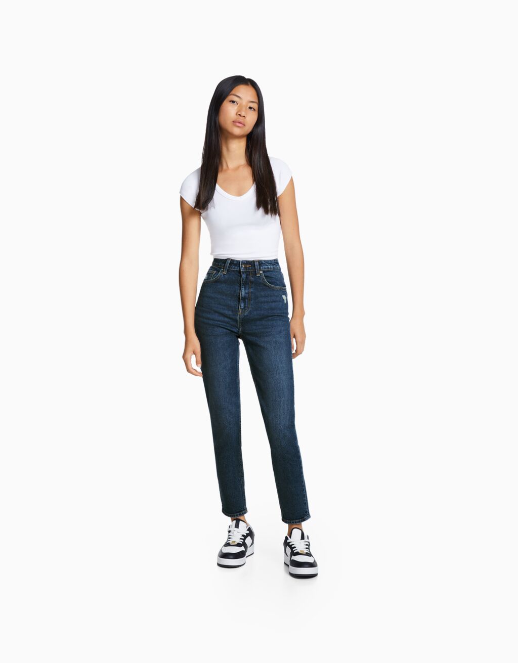Bershka jeans cheap mom fit