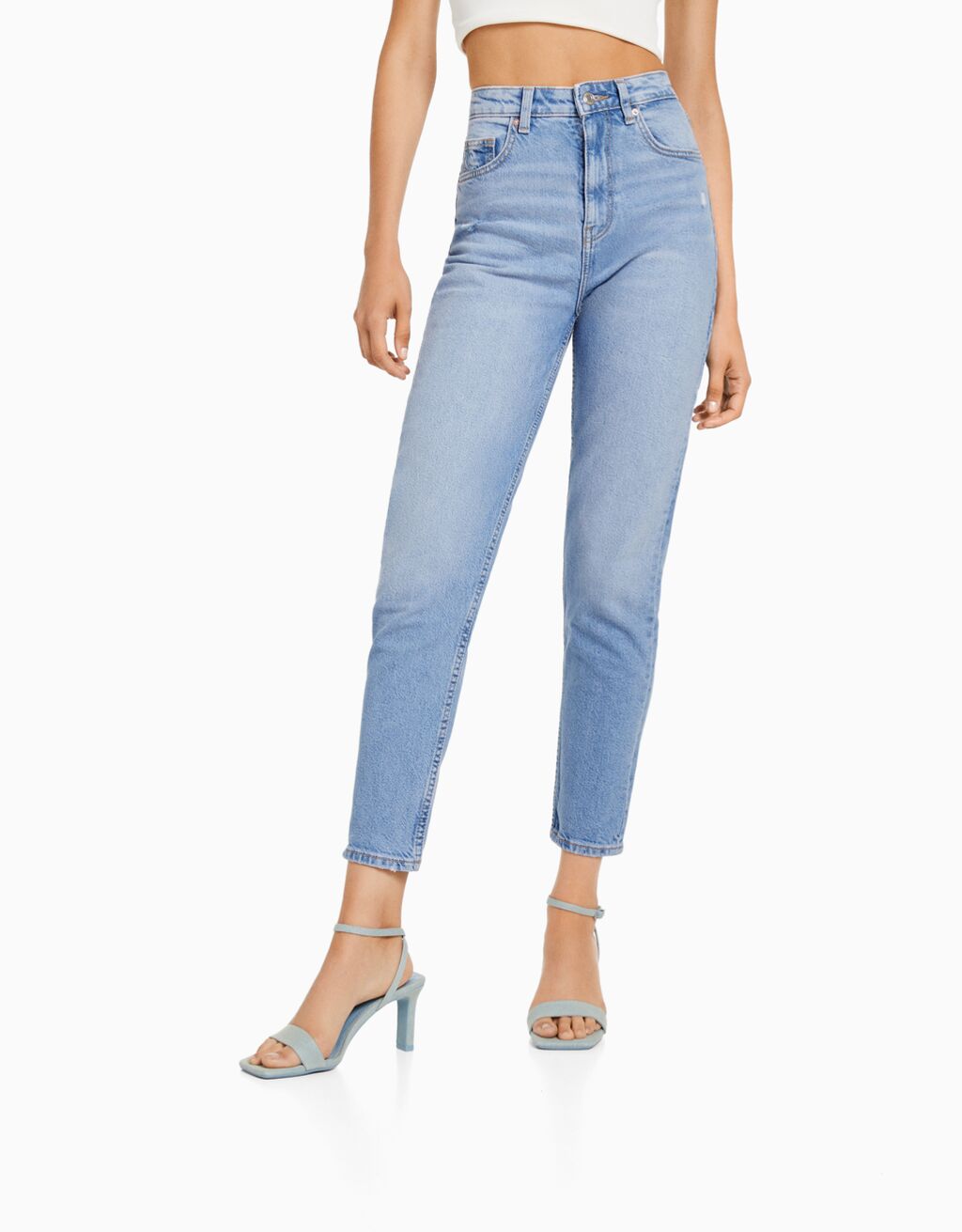 Jeans mom confort Pantalones y jeans Mujer Bershka
