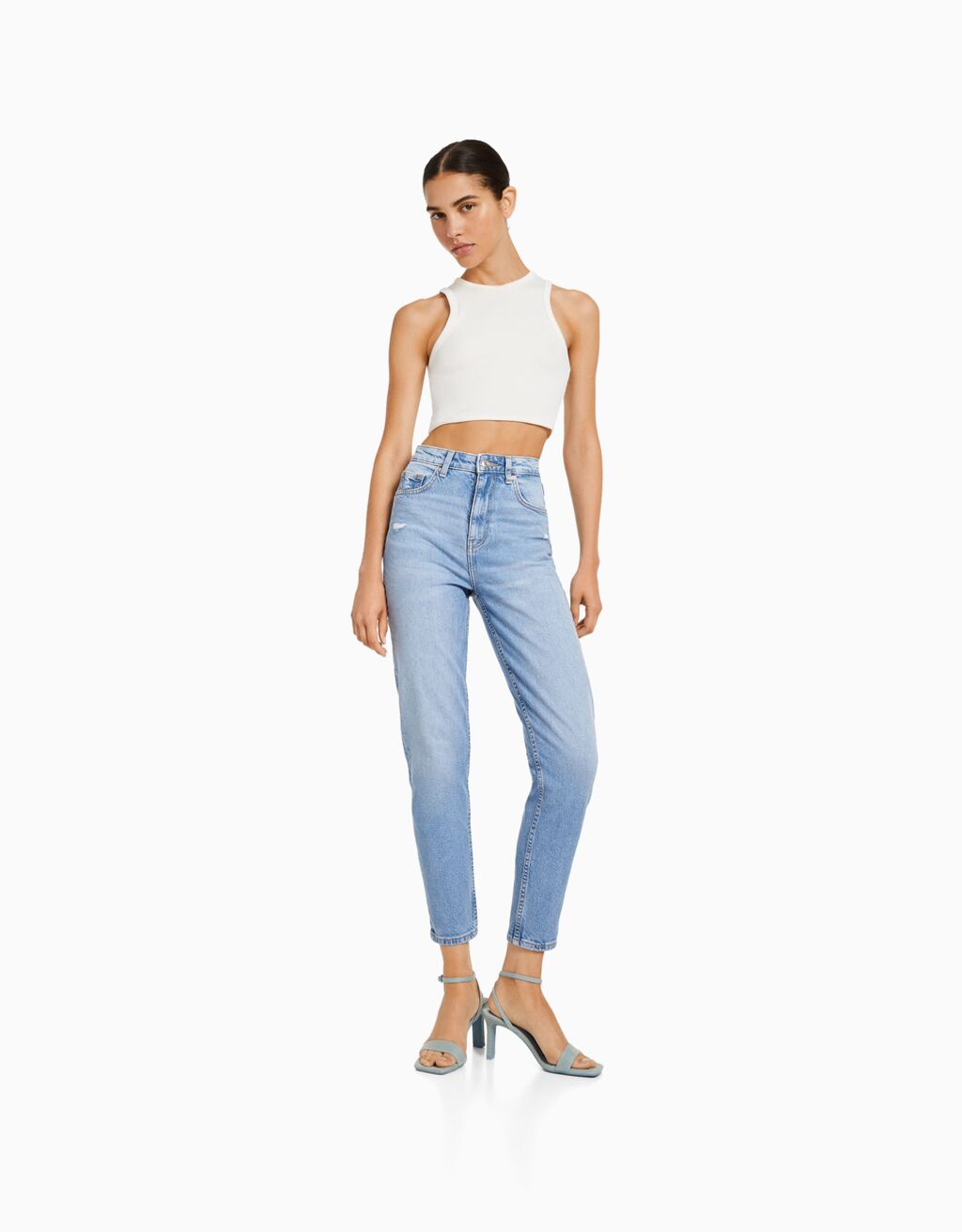 Pantalon outlet mom bershka