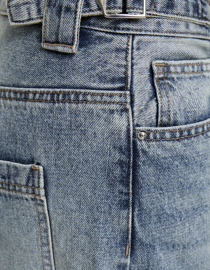 Baggy carpenter jeans - Women | Bershka