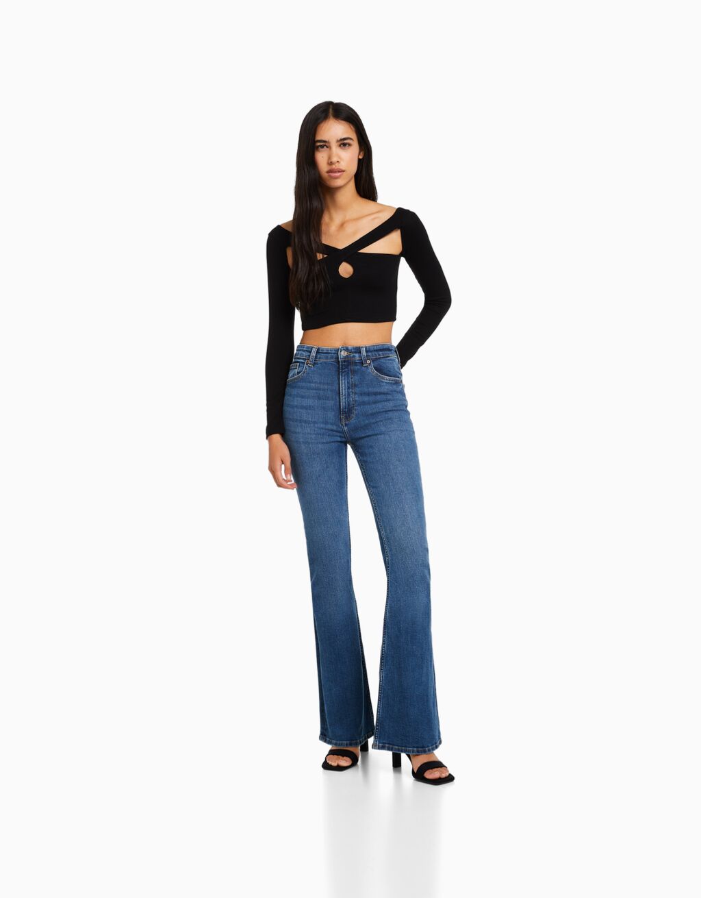 Flared jeans Trousers and jeans Women Bershka
