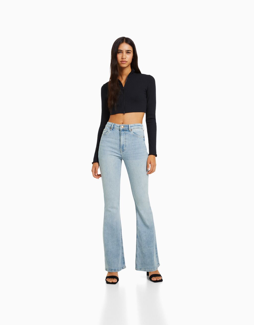 Jean flare outlet bershka