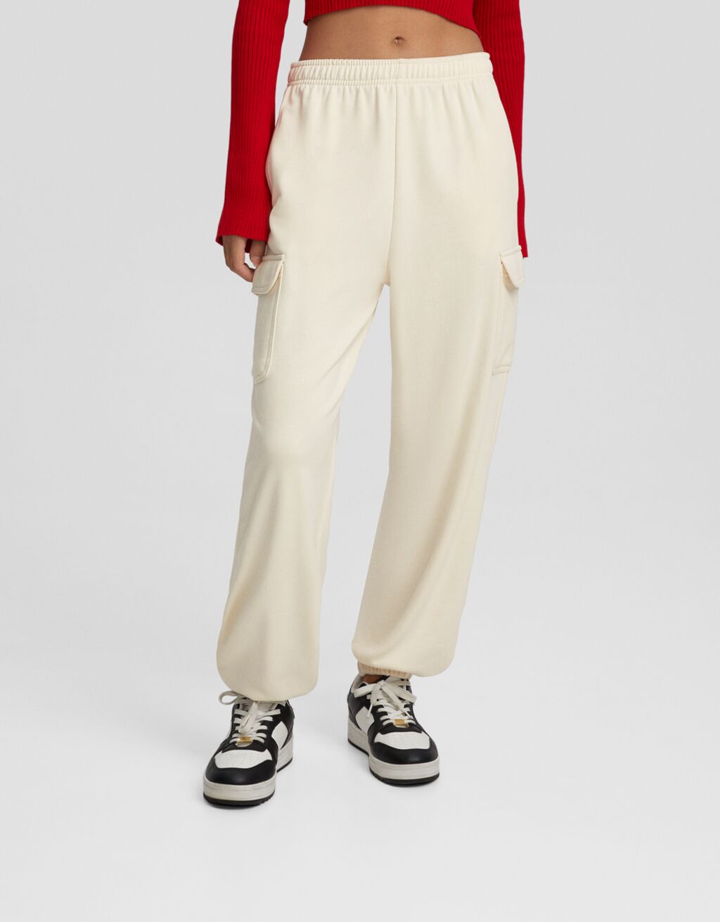 Bershka cargo top joggers