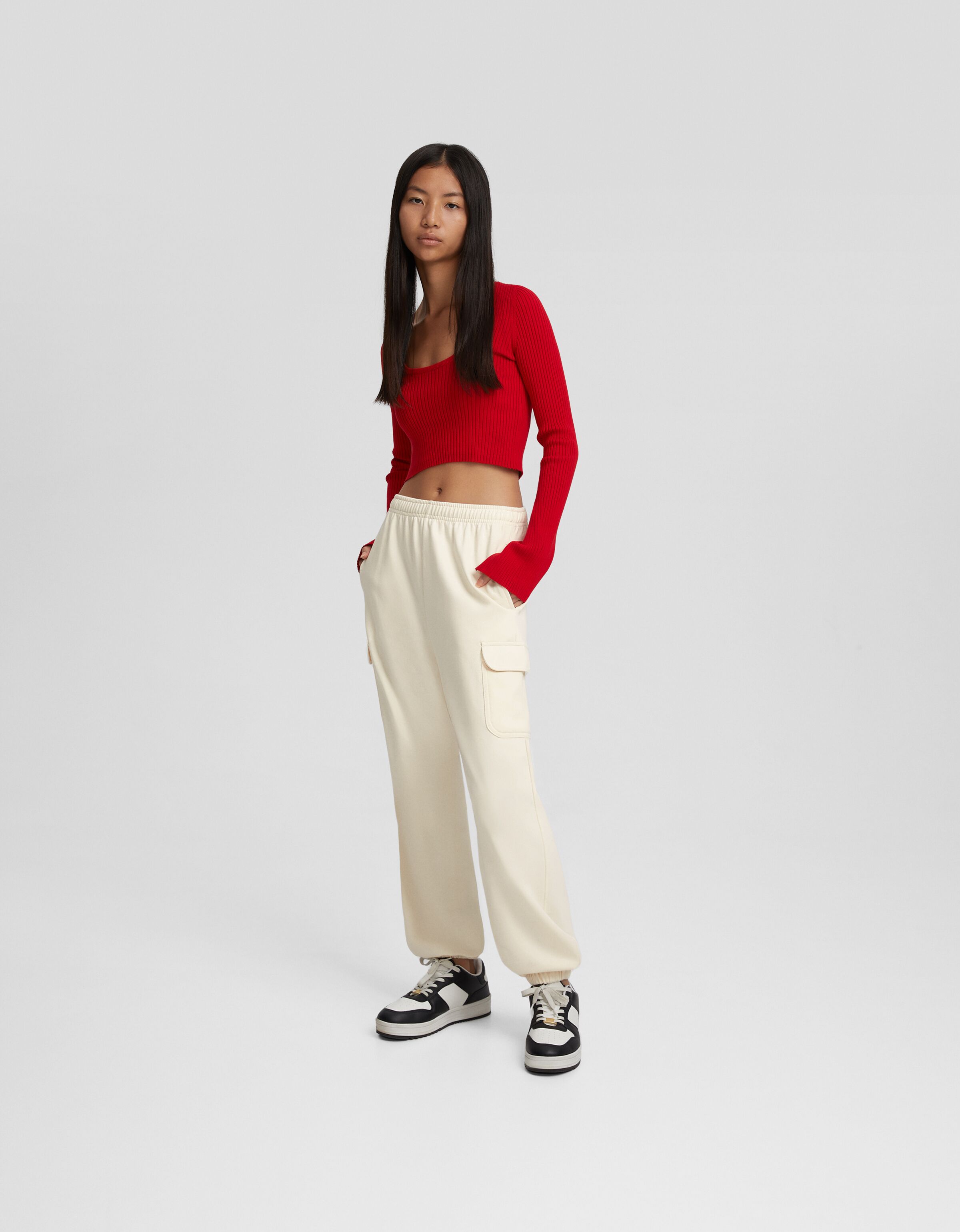 Pantaloni jogger bershka on sale