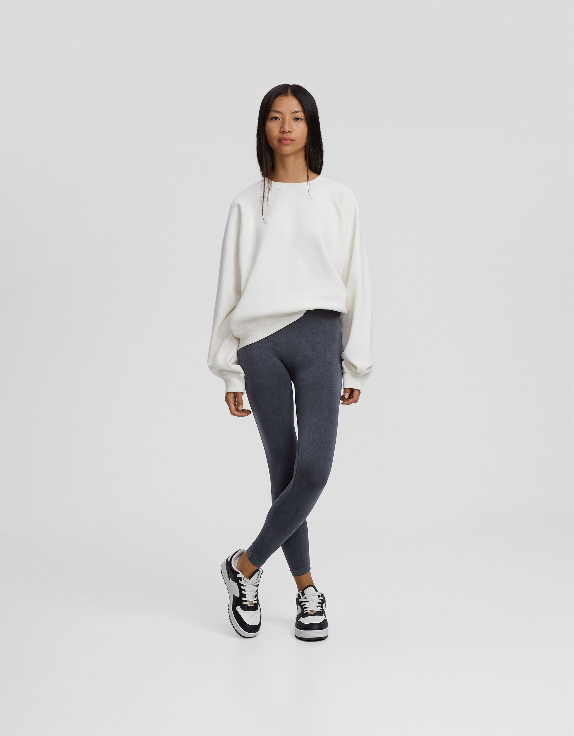 Seamless faded effect leggings