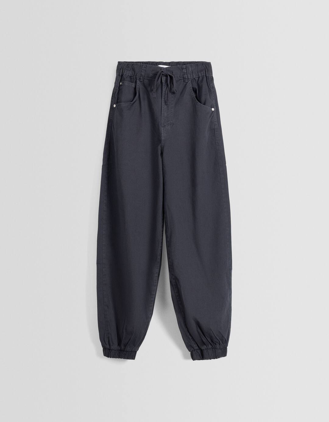 Pantalón jogger algodón cordón