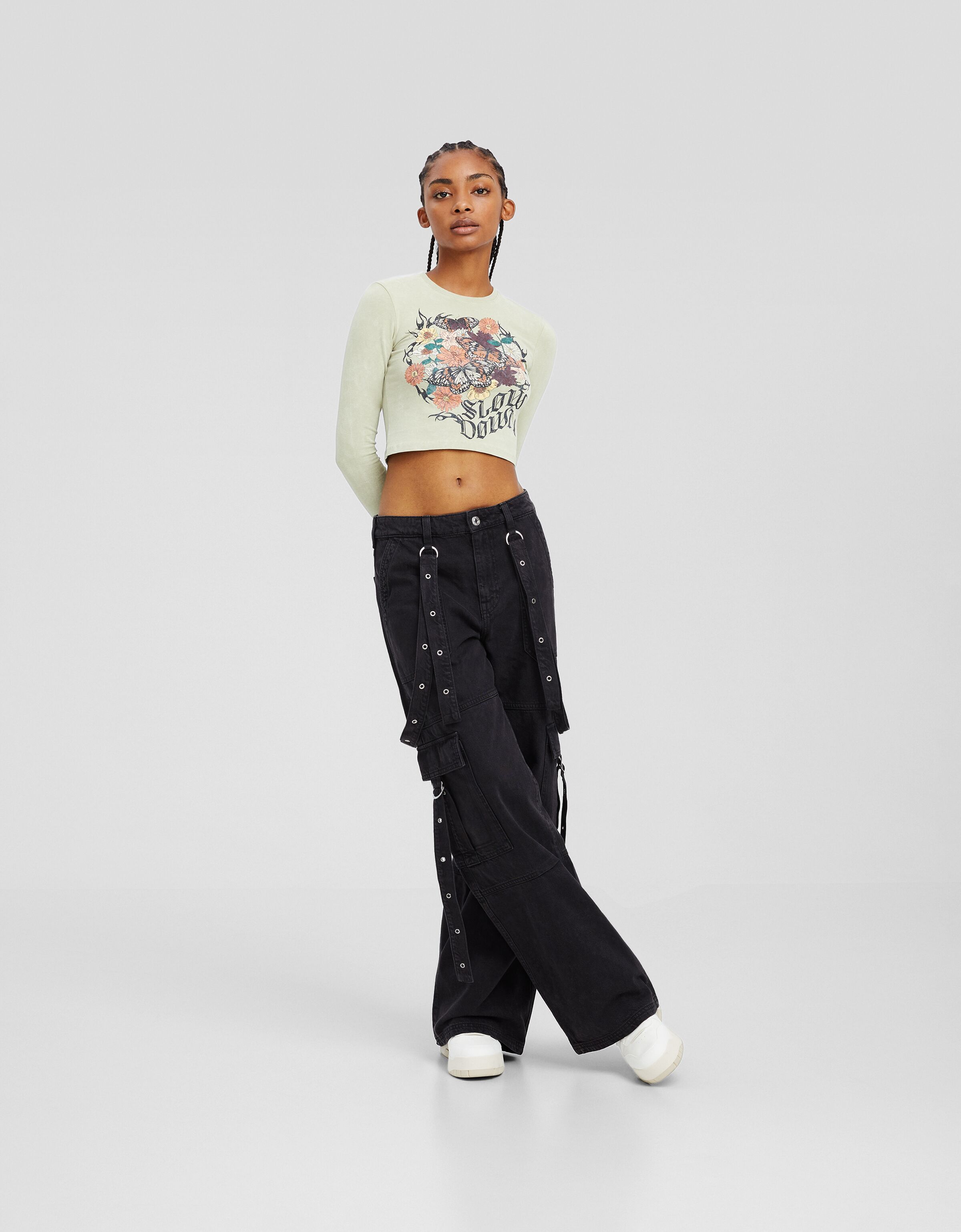 Utility trousers cheap with chain