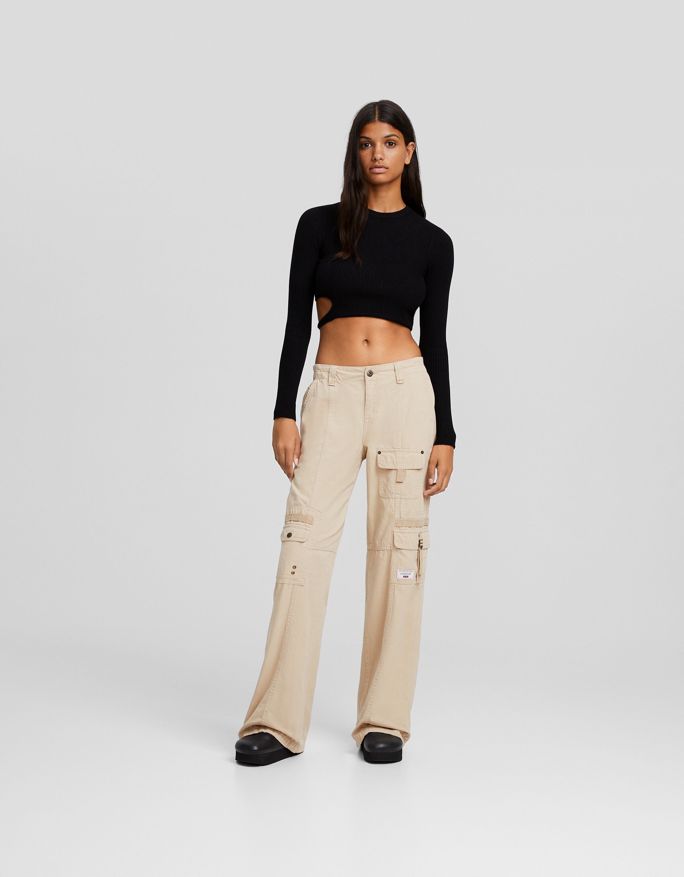 Pantaloni sales bershka cargo