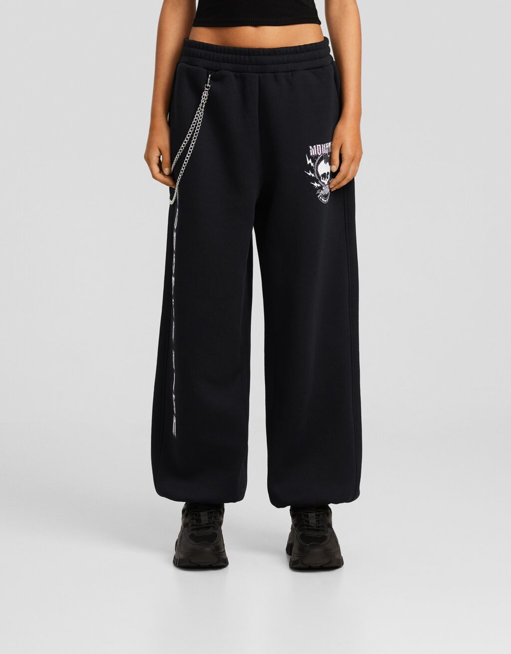 Pantal n Monster High jogger felpa cadena Pantalones y cargo