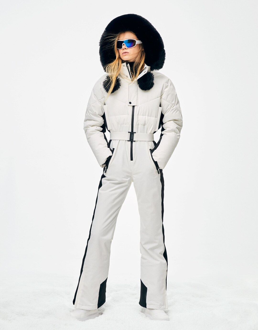 Technical jumpsuit with hood Ski Collection
