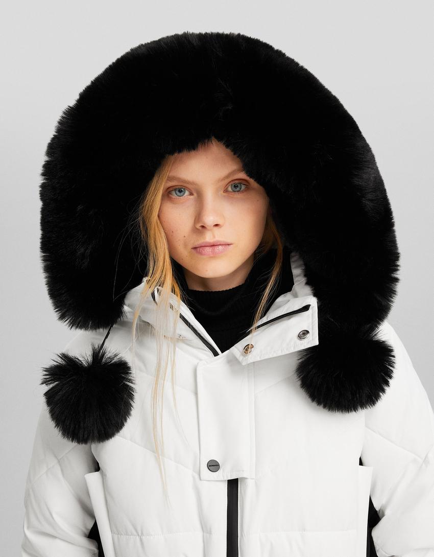 Macacão técnico capuz Ski Collection-Preto-3