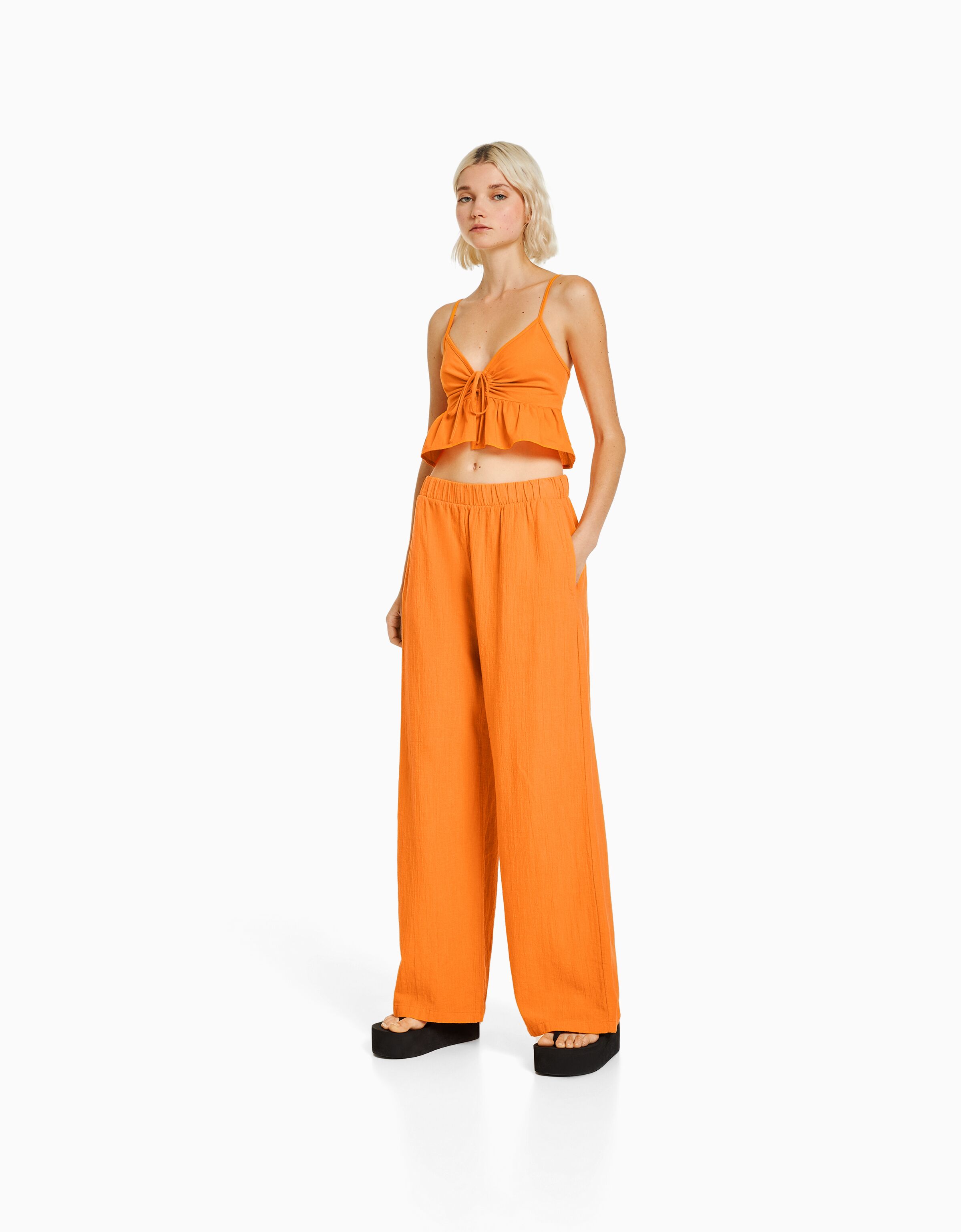 Pantaloni culotte bershka store
