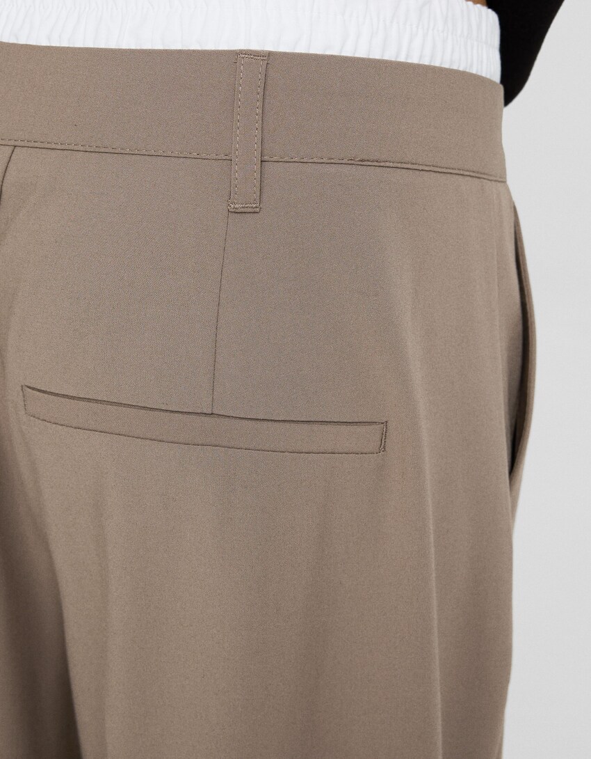 Tailored underwear trousers-Sand-6