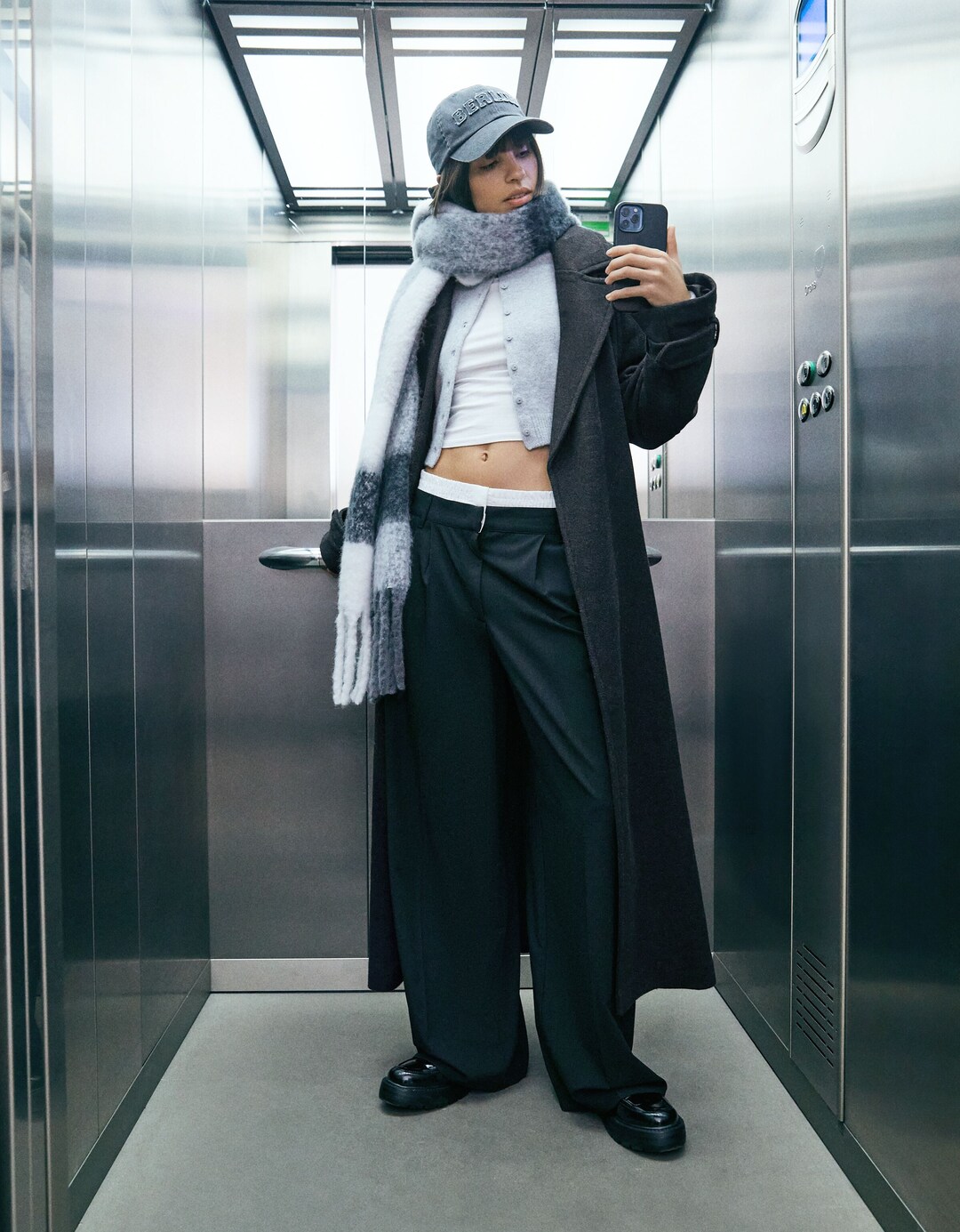 Tailored trousers with underwear