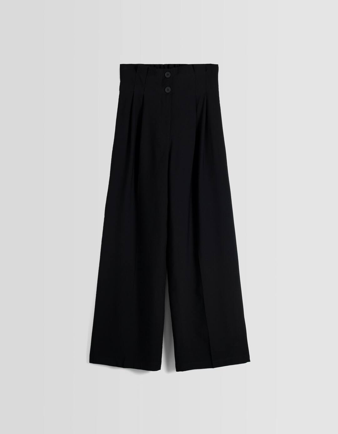 Pantalón wide leg tailoring rústico