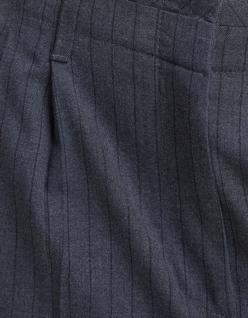 Dad fit tailored trousers-Blue-6
