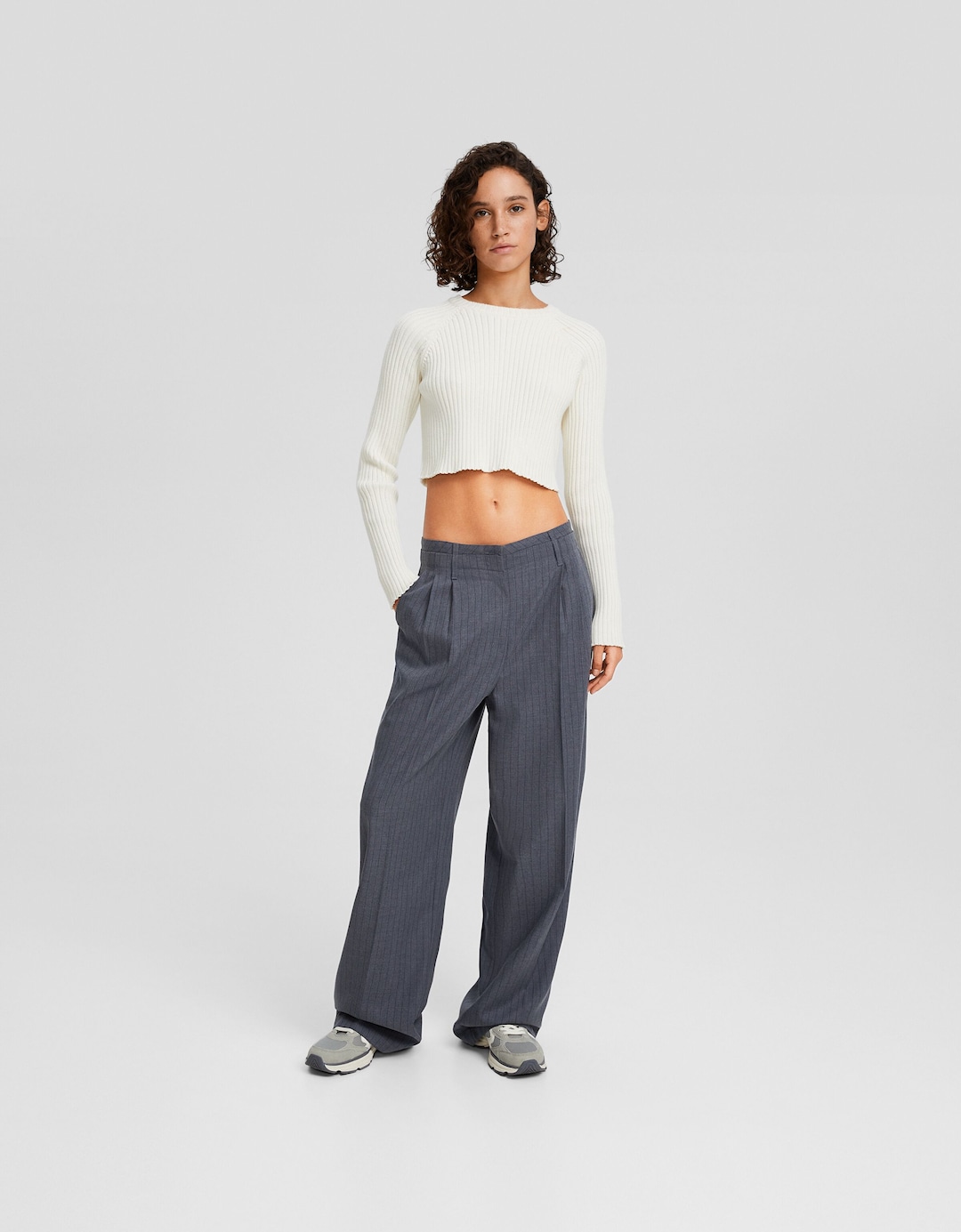 Dad-fit tailored pants