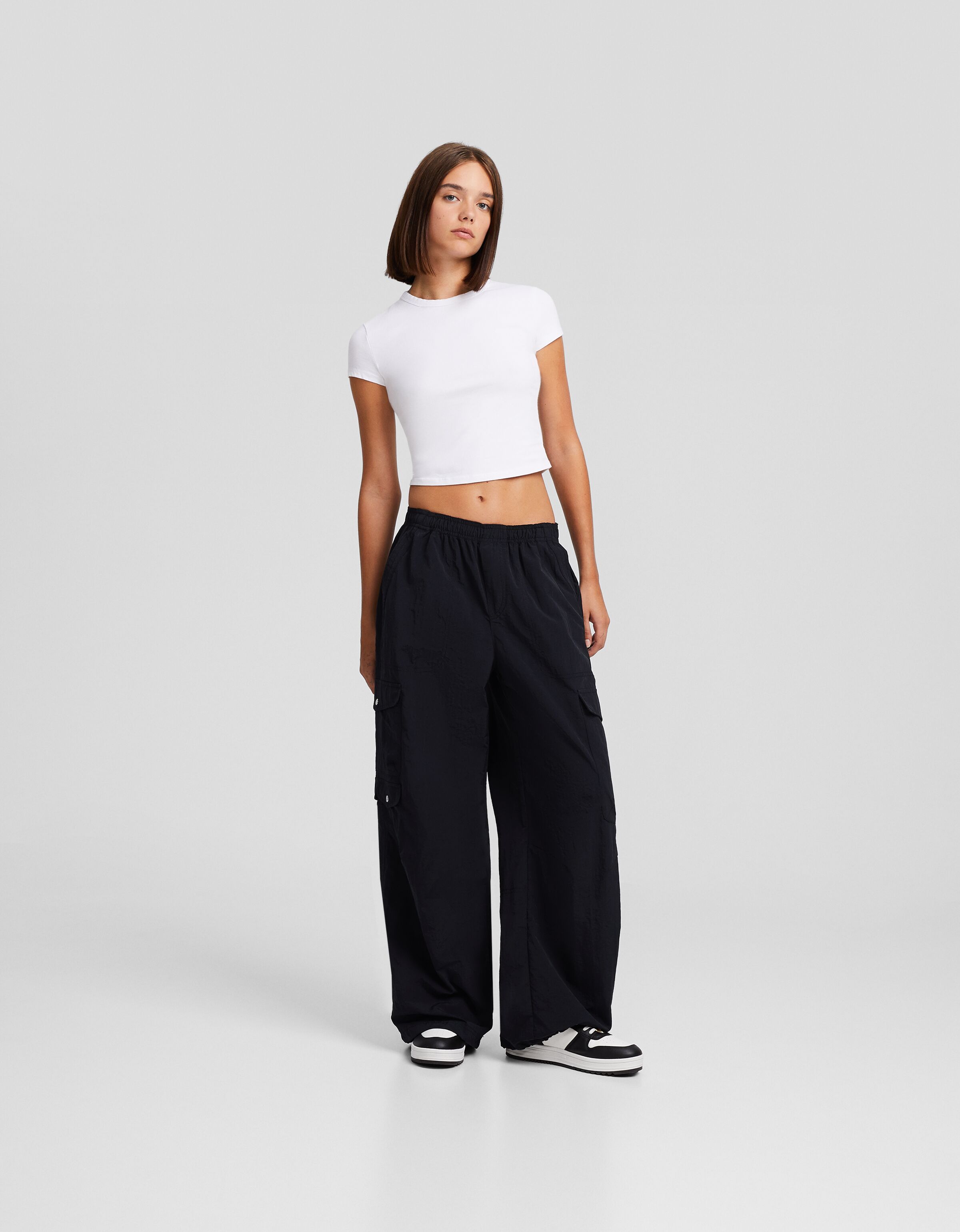 Bershka cheap pantalon noir