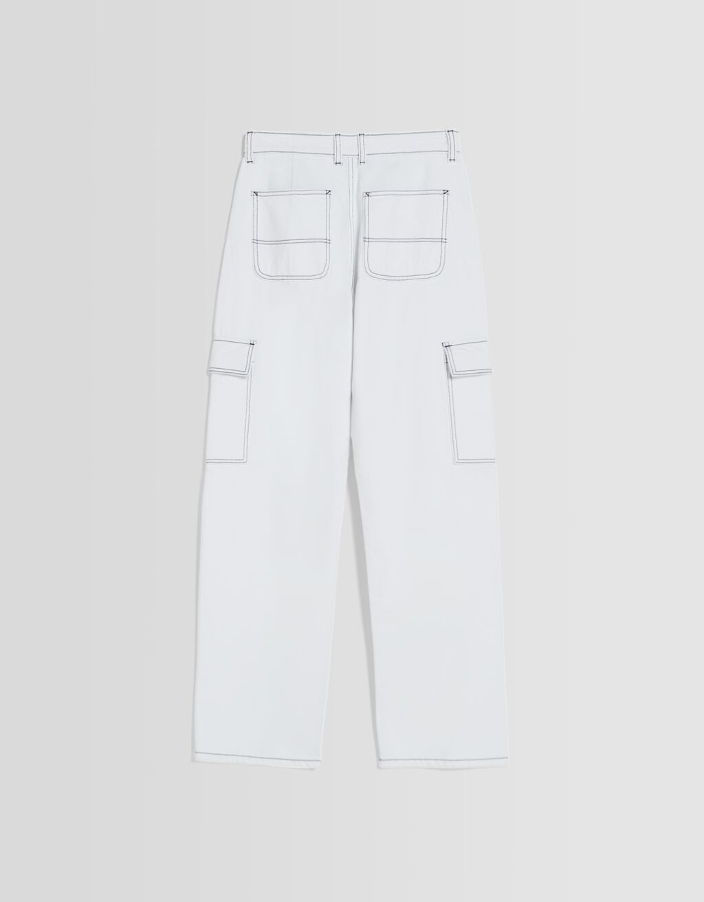 straight-cargo-jeans-women-bershka