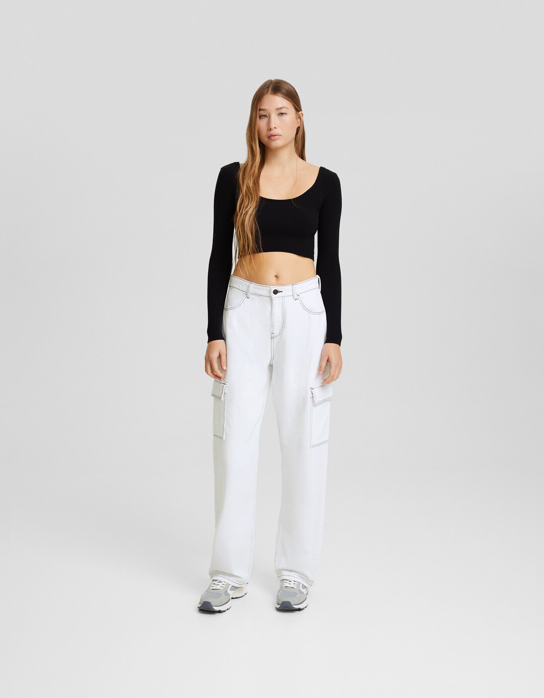 Jeans straight cargo