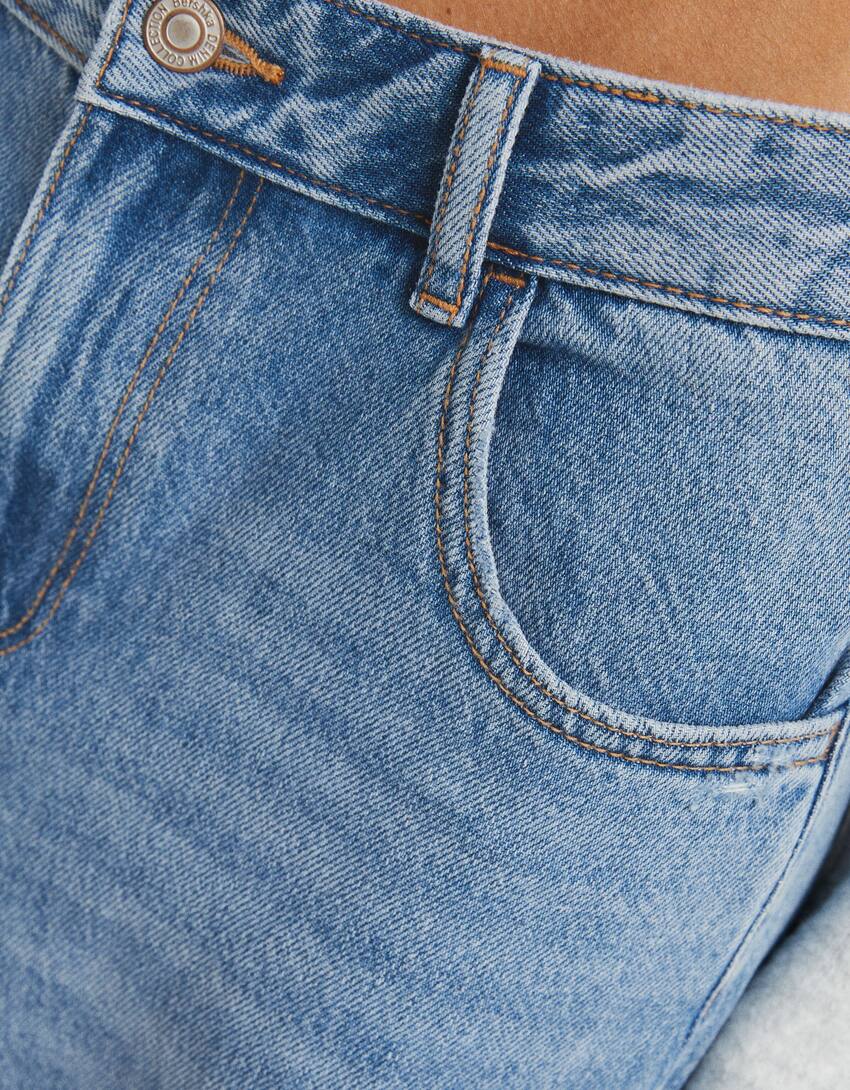 Wide-leg ’90s jeans-Light blue-5