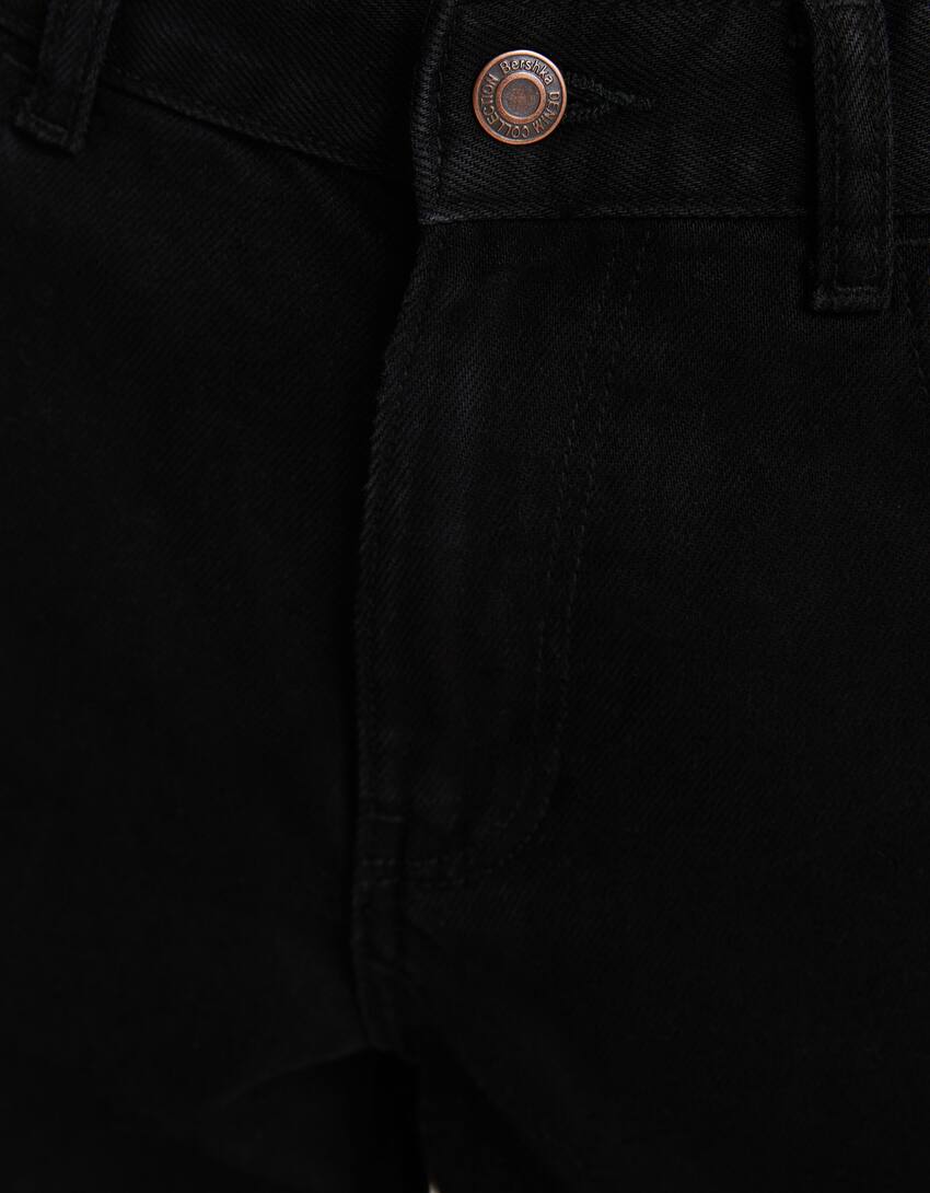 Wide-leg ’90s jeans-Black-5