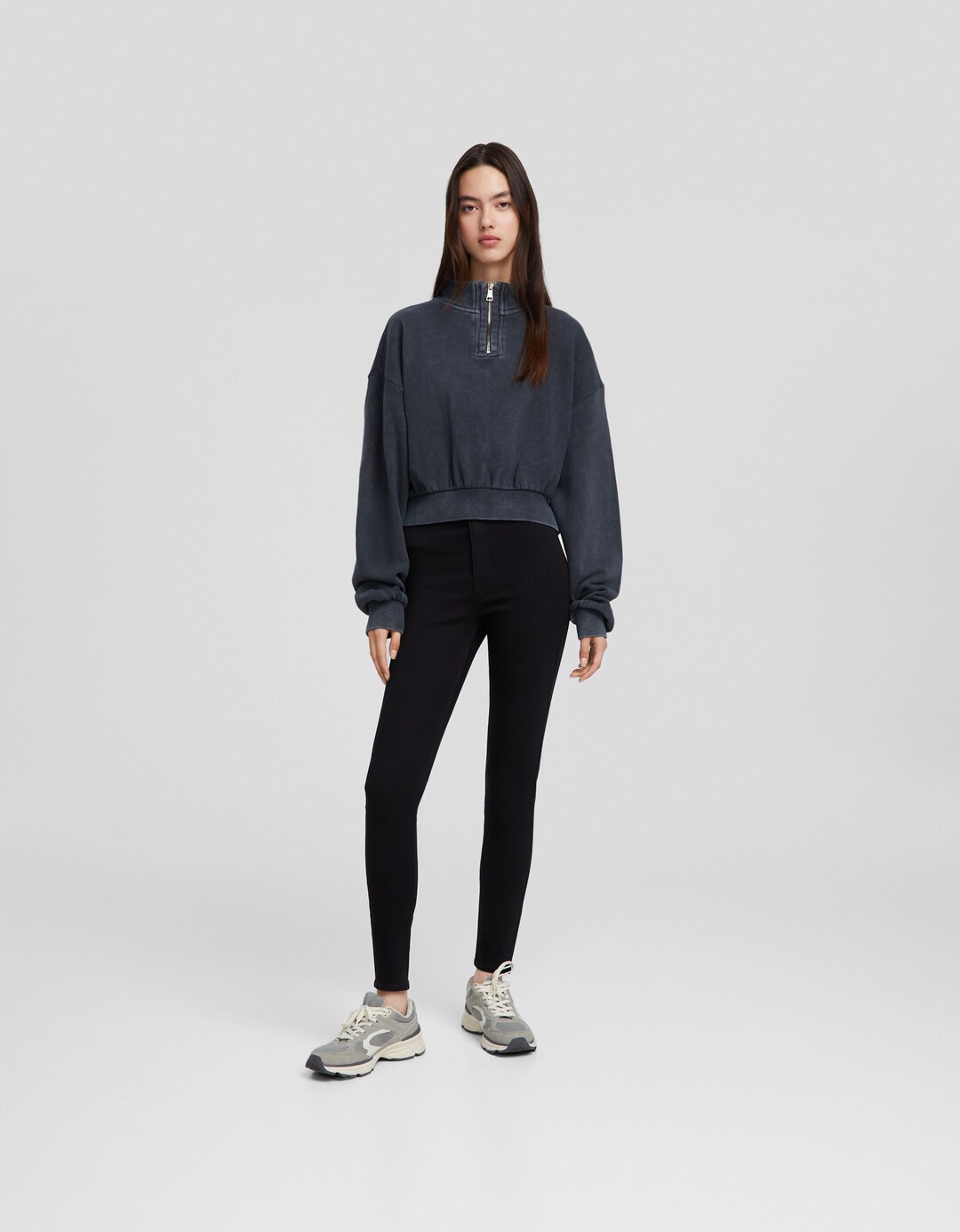Jeans jeggings super high waist
