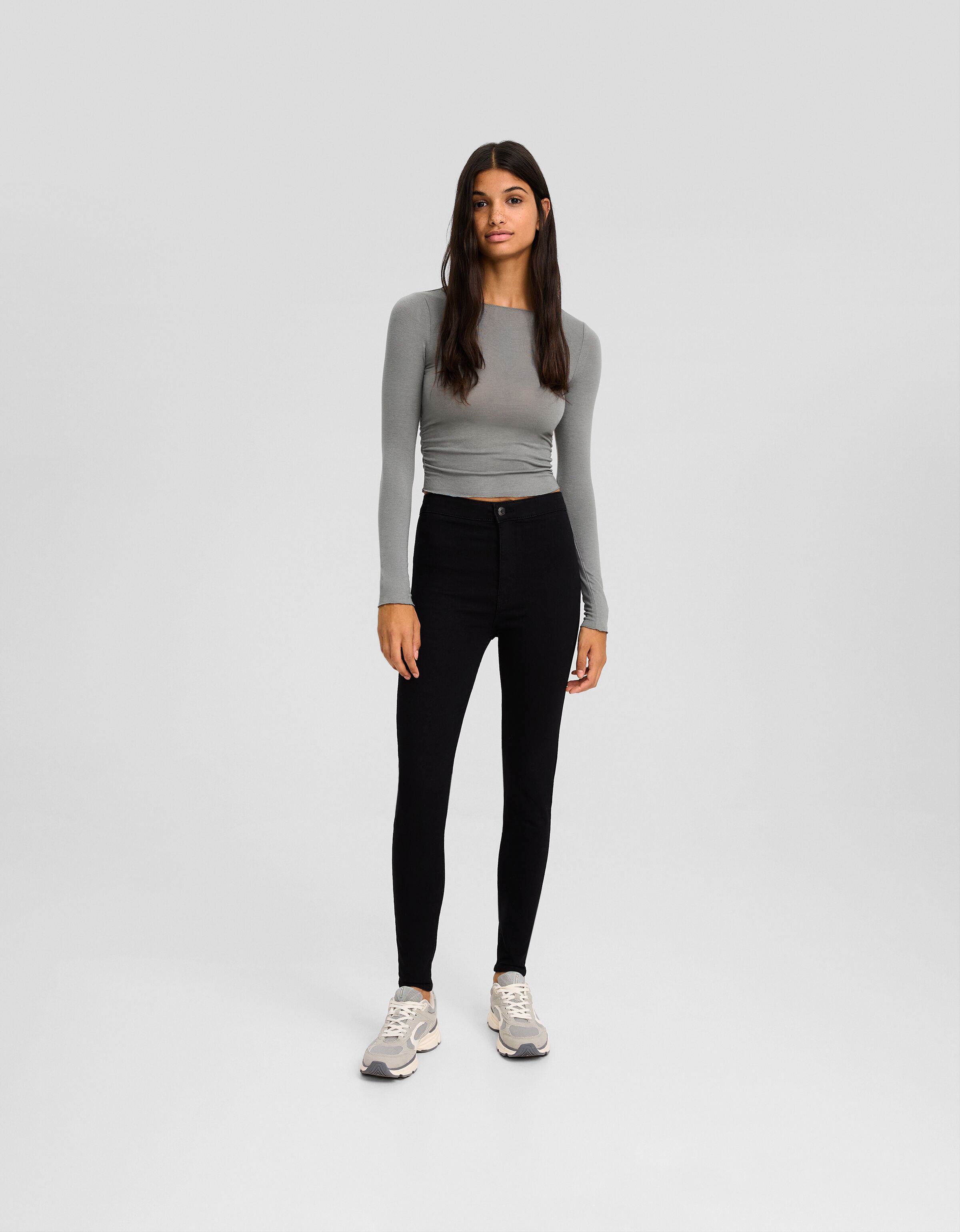 Bershka high sale waist jeggings