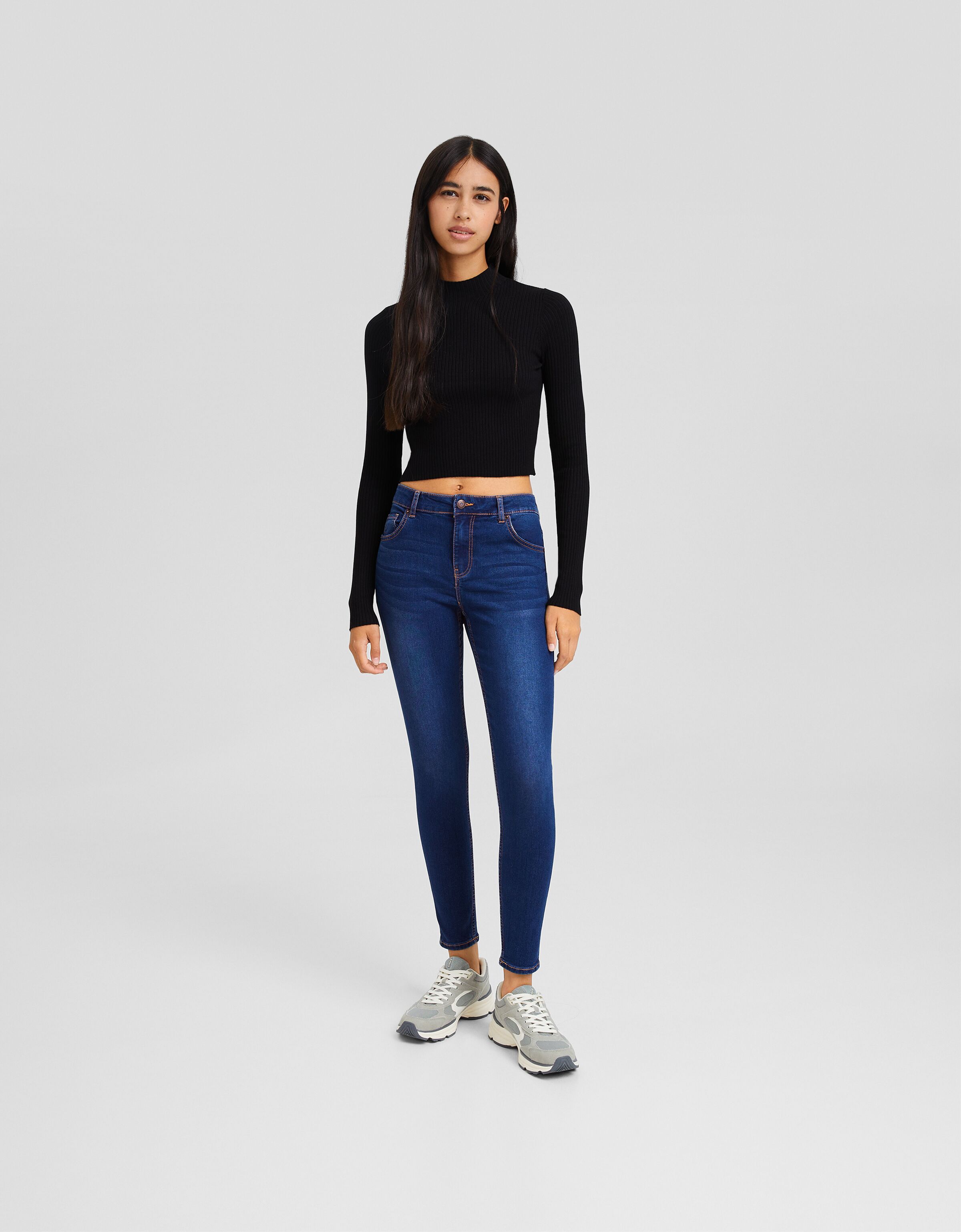 Push-up skinny jeans - Pants - BSK Teen | Bershka
