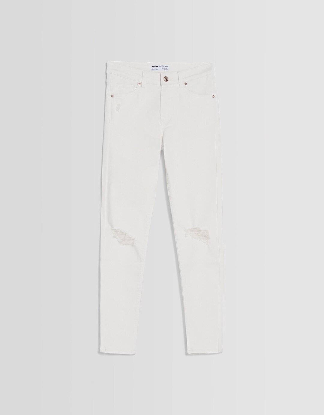 Low Waist Skinny Jeans mit Vintage-Waschung