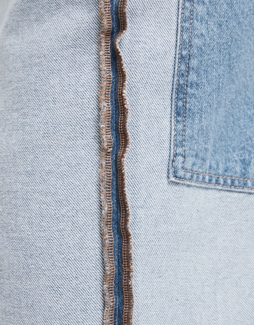 Jeans baggy reverse-Azul lavado-5