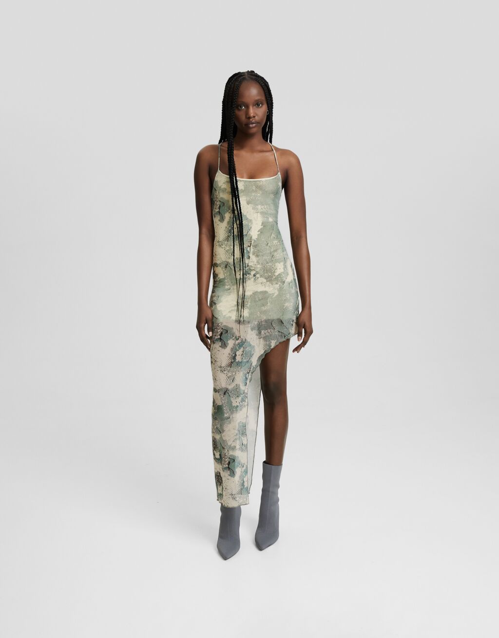 Tulle midi shop dress zara