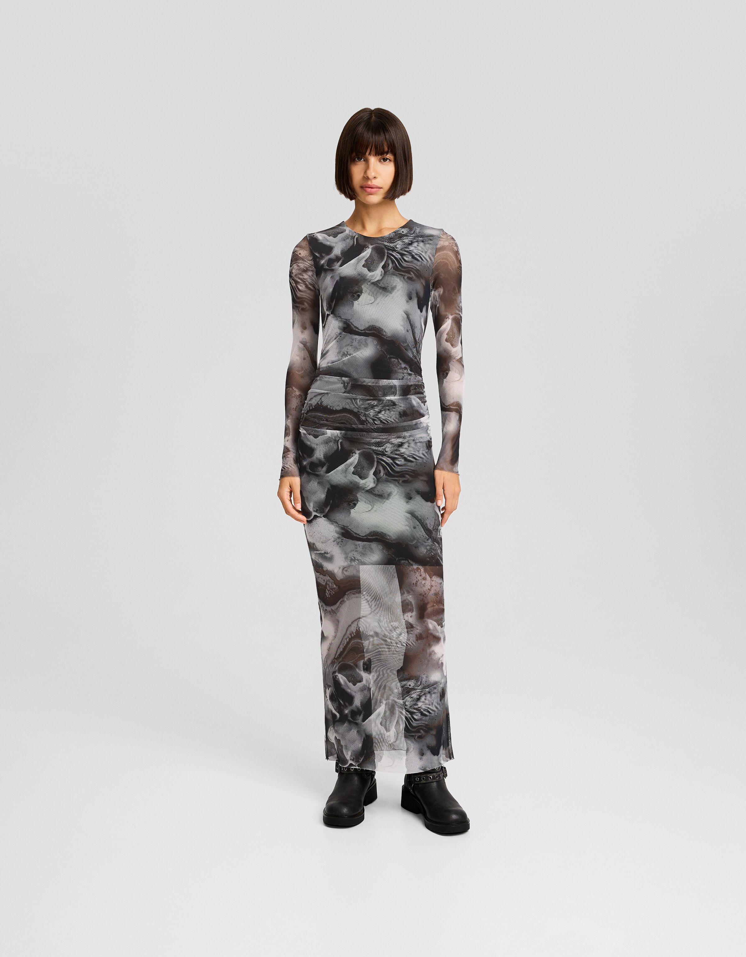 Vestido tie dye discount bershka