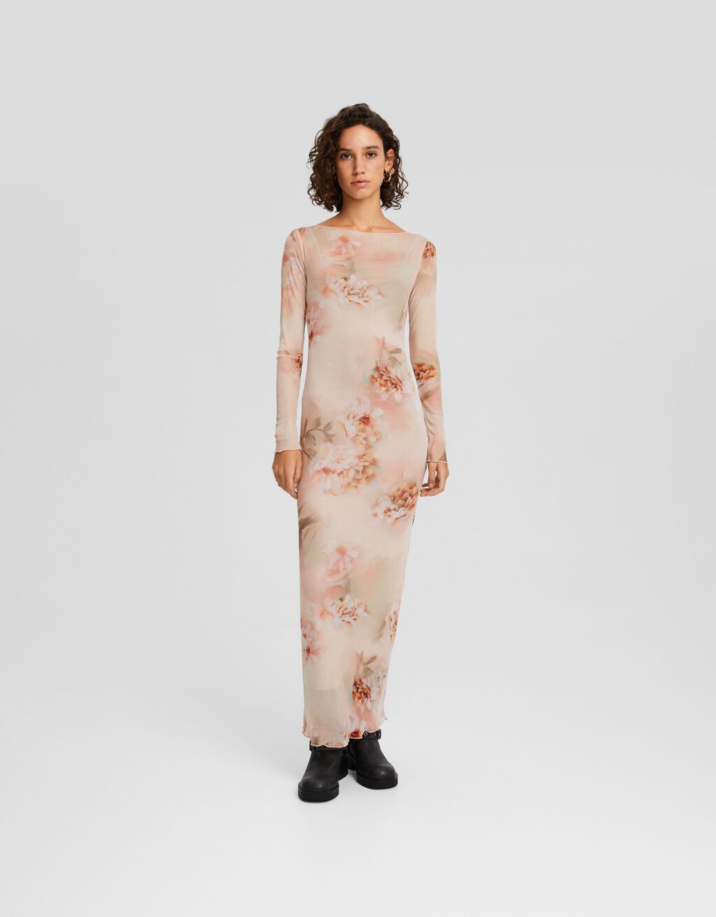 Robe rose online bershka