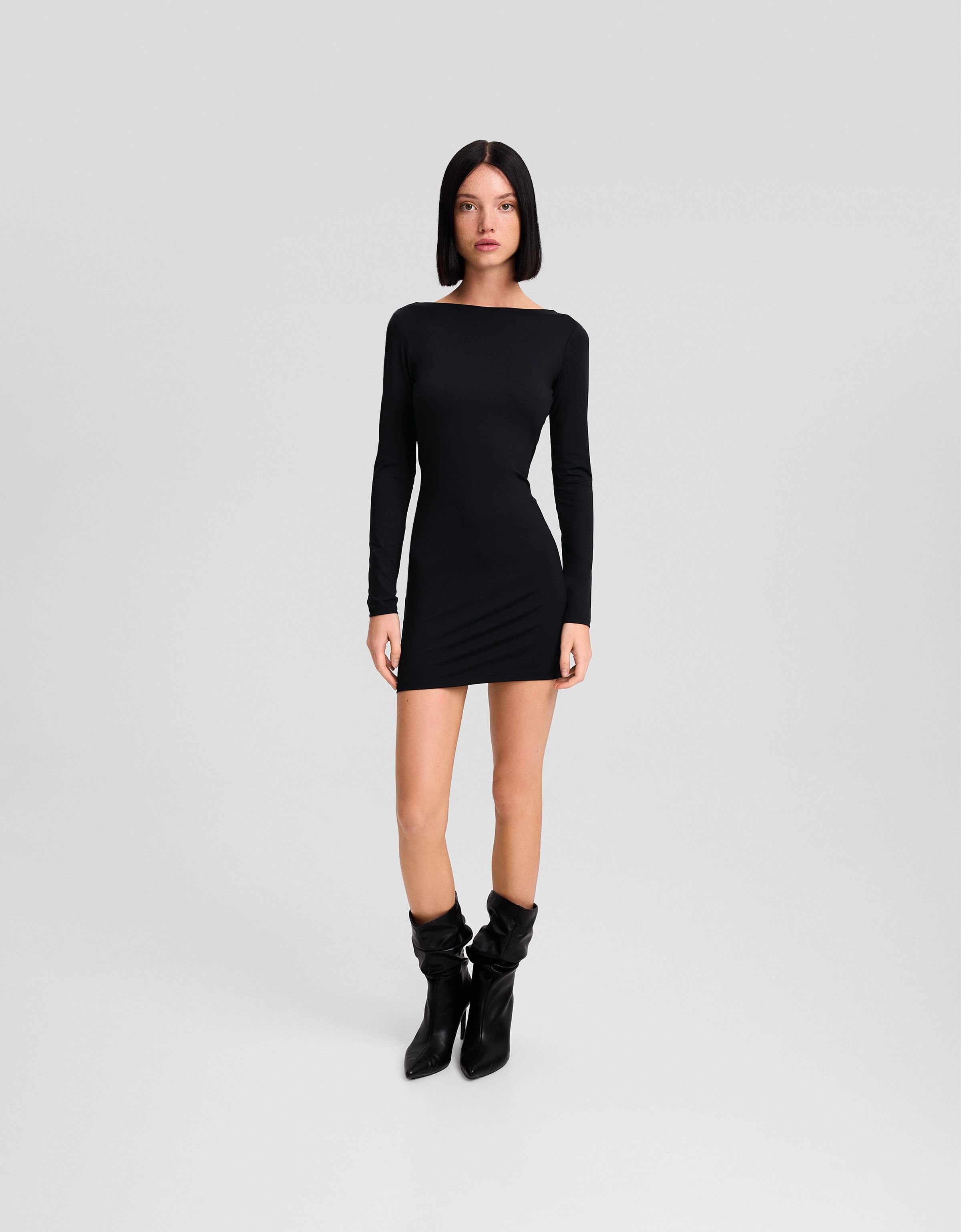 Jersey vestido online bershka