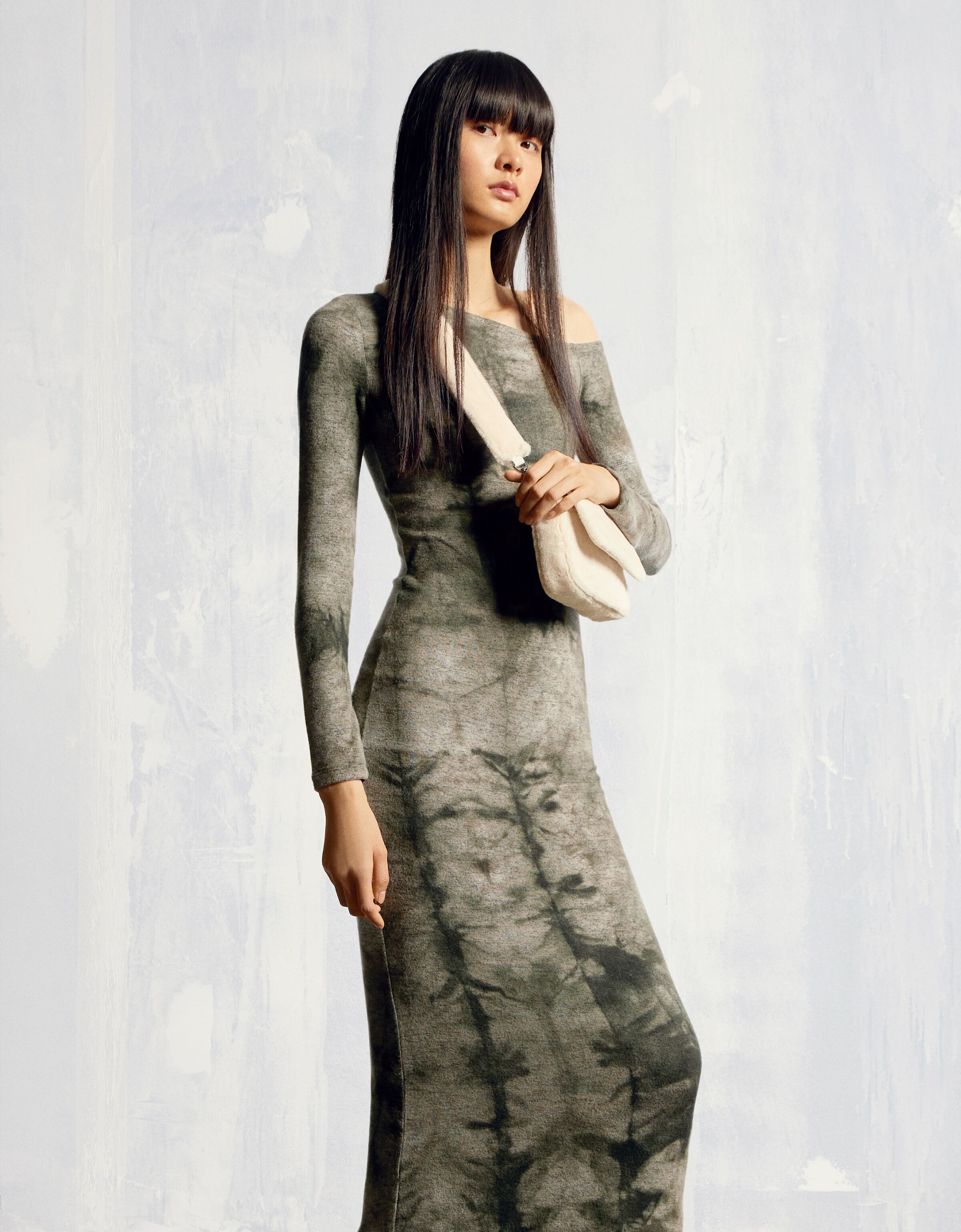 Robe tie online and dye bershka